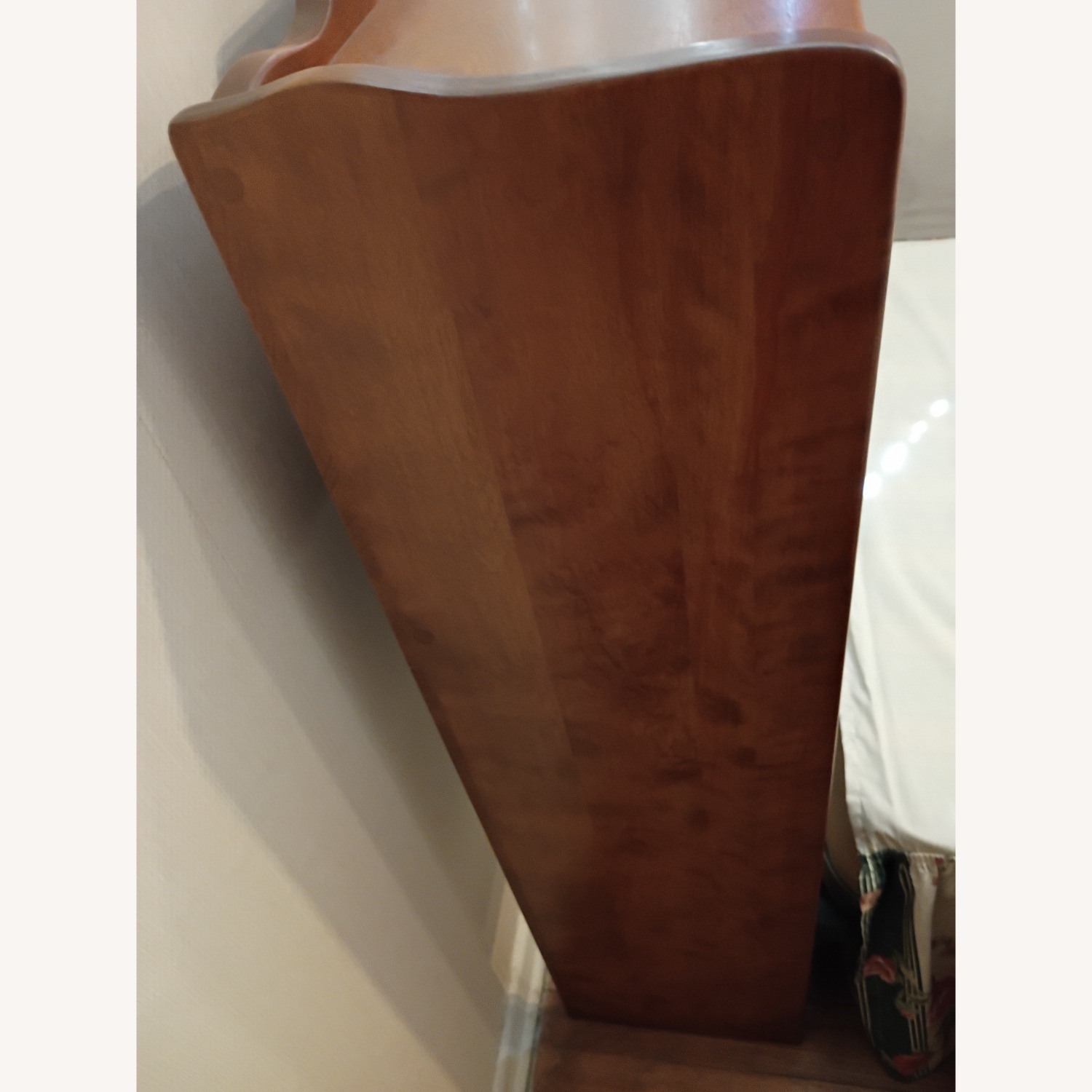 Ethan Allen Heirloom Dark Brown Wood Headboard - image-5