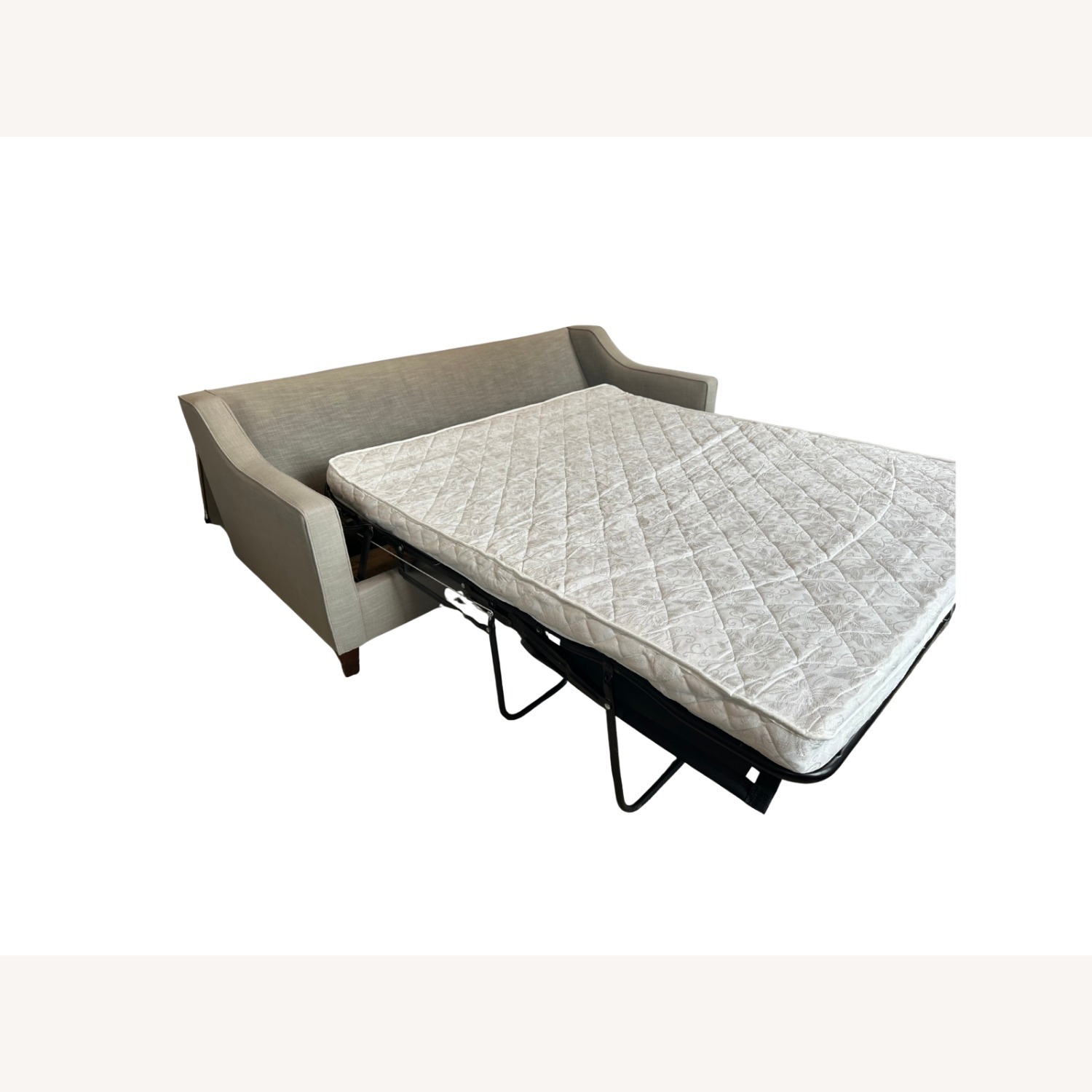 West Elm Paidge Light Gray Fabric Sleeper Sofa - image-10