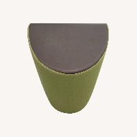 Gunlocke Company Green Polyurethane Ottoman