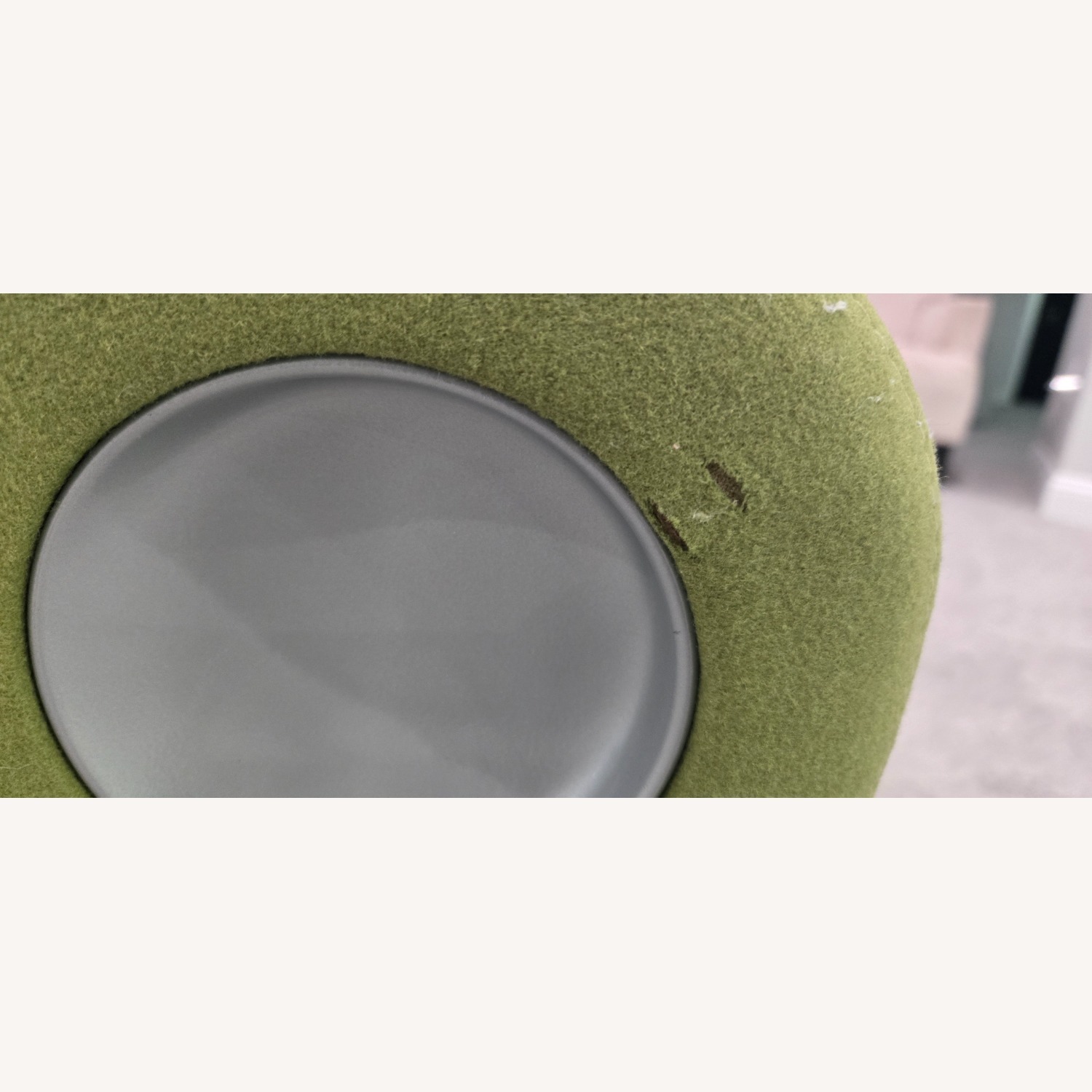 Gunlocke Company Green Polyurethane Ottoman - image-3