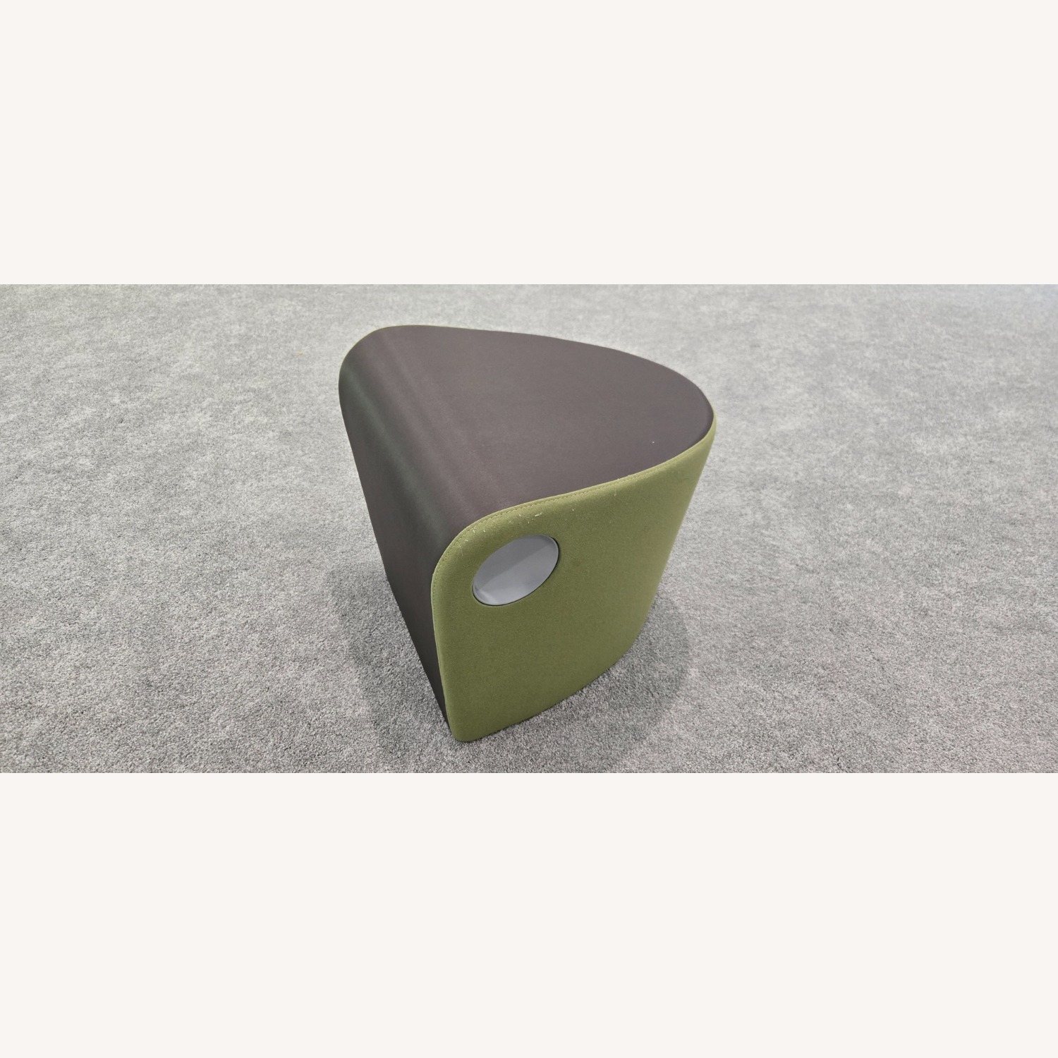 Gunlocke Company Green Polyurethane Ottoman - image-2