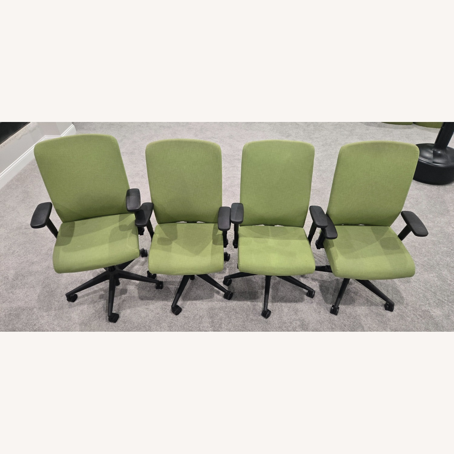Vintage/Antique Green Office Chairs - image-2