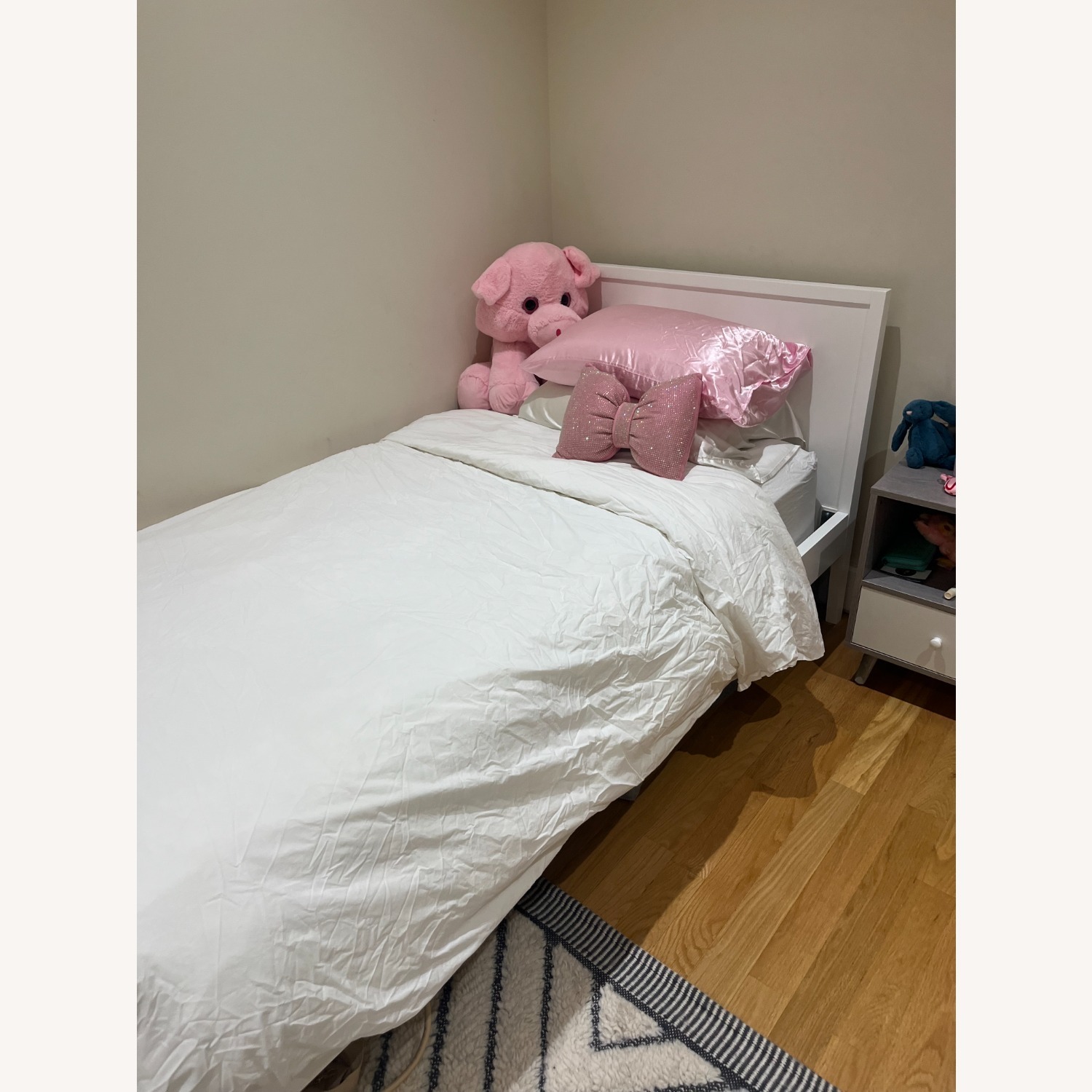 Crate & Barrel Ever Simple White Wood Twin Bed - image-2