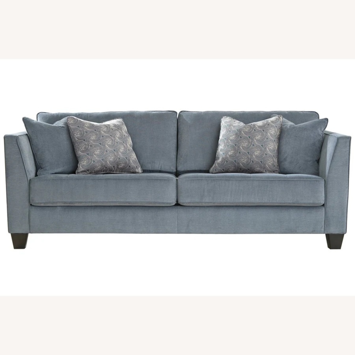 Ashley Furniture Sciolo Blue Fabric 3+ Seater Sofa - image-4