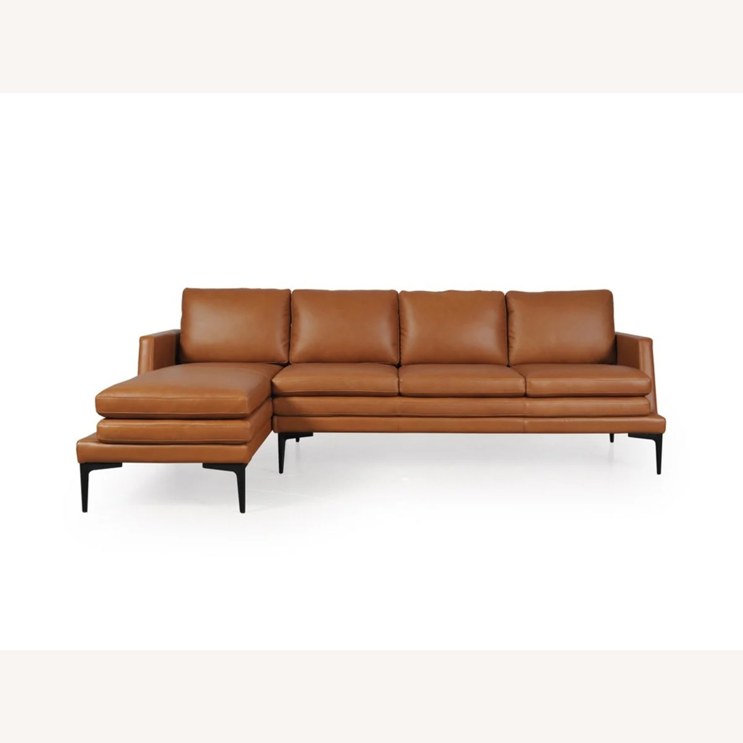 Gingko Furniture Rika Leather 4 Seater Chaise Sectional - image-5