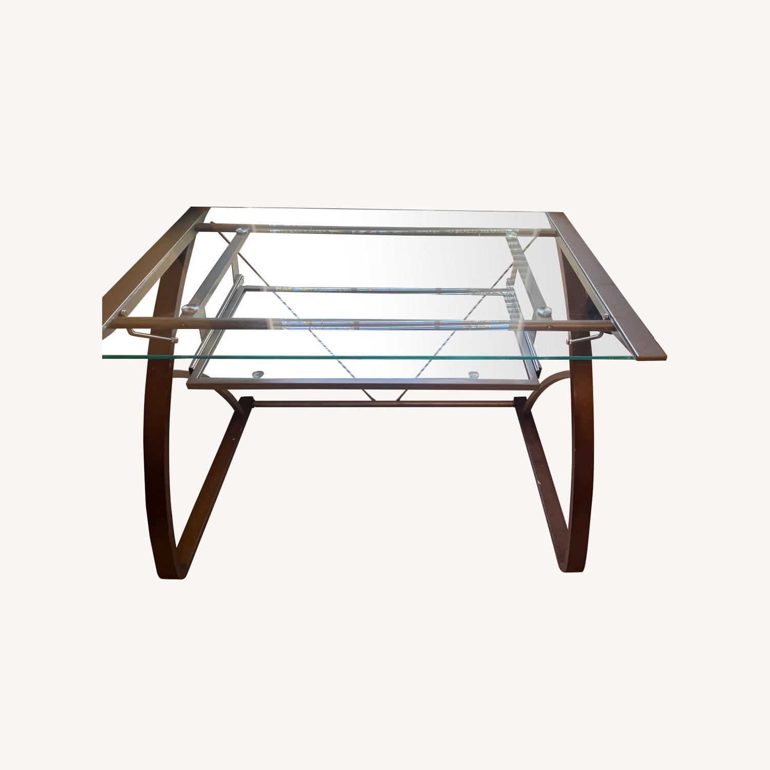 Transparent Glass Desk - image-0