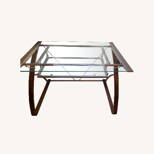Used Transparent Glass Desk for sale on AptDeco