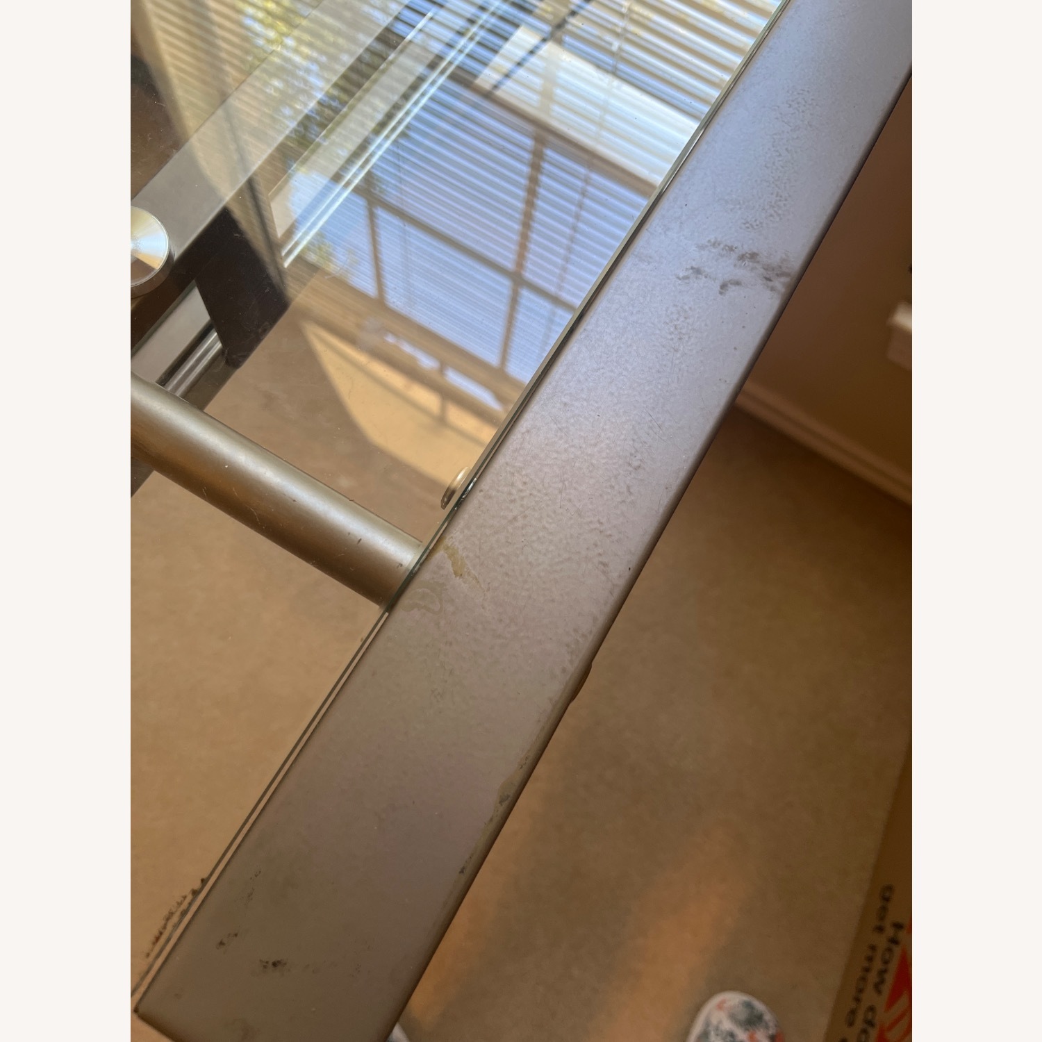 Transparent Glass Desk - image-4