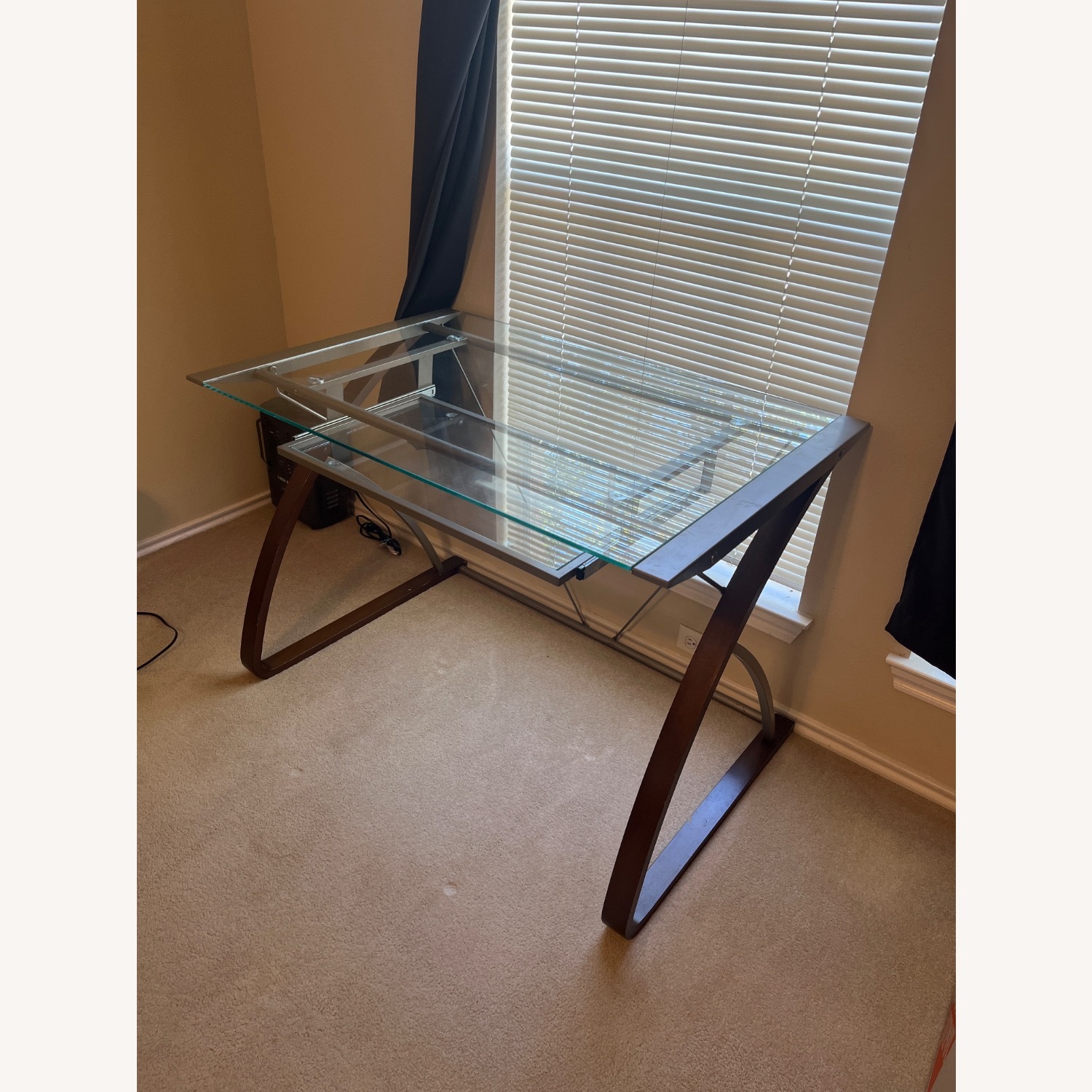Transparent Glass Desk - image-2