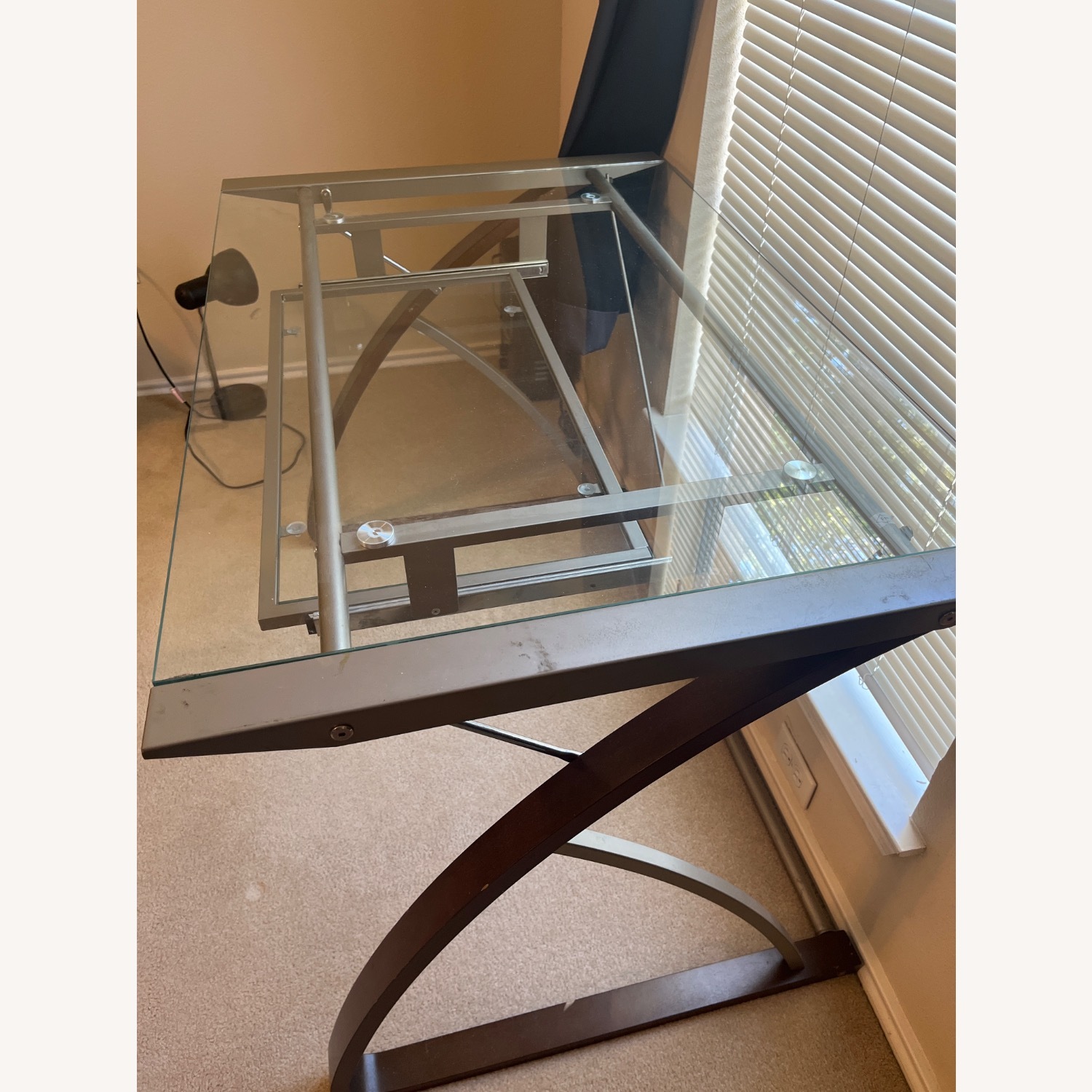 Transparent Glass Desk - image-3