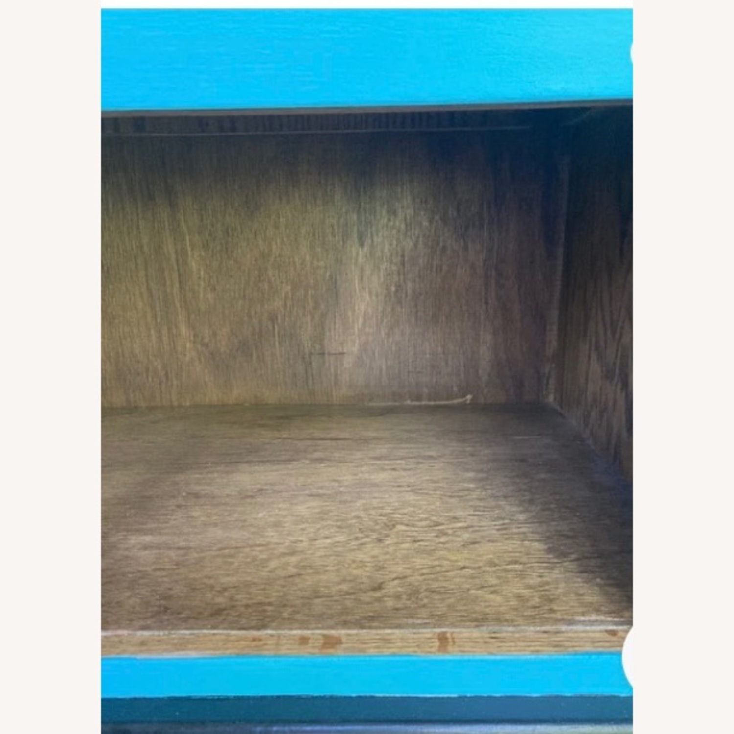 White Clad Vintage Blue Black Coffee Table   - image-17