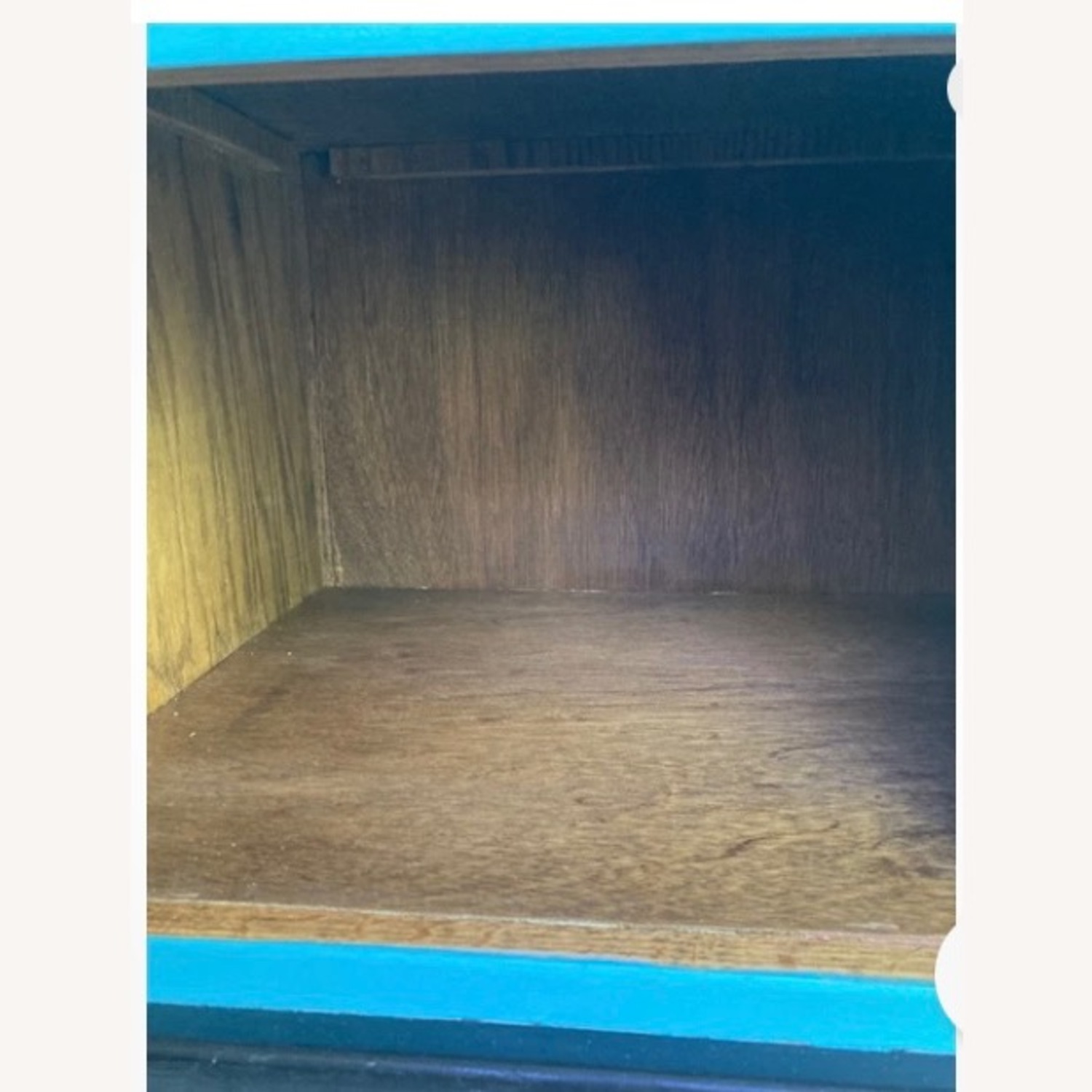 White Clad Vintage Blue Black Coffee Table   - image-16