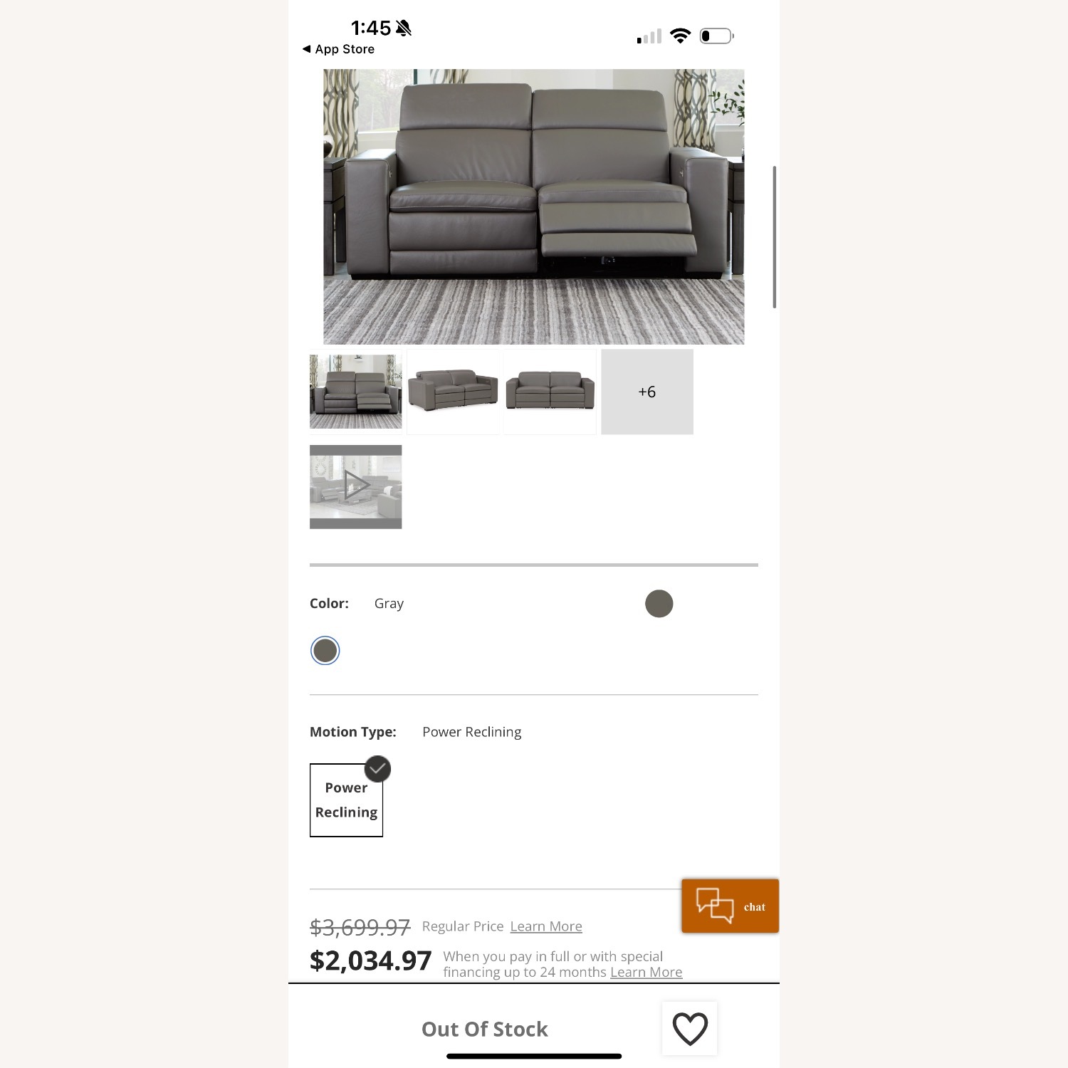 Ashley Furniture Texline Light Gray Leather Loveseat - image-6