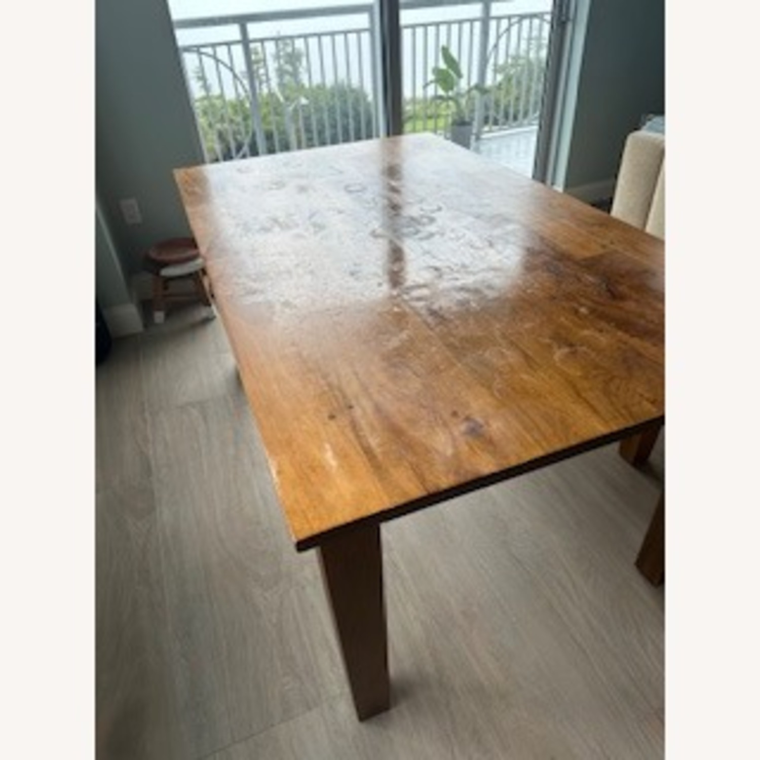 Crate & Barrel Dining Table 65" - image-4