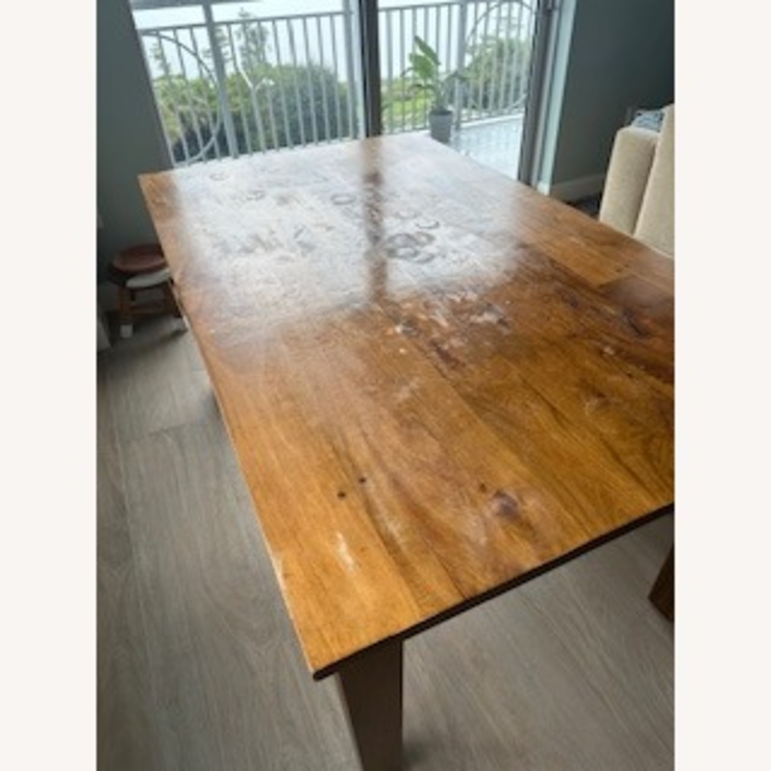 Crate & Barrel Dining Table 65" - image-3