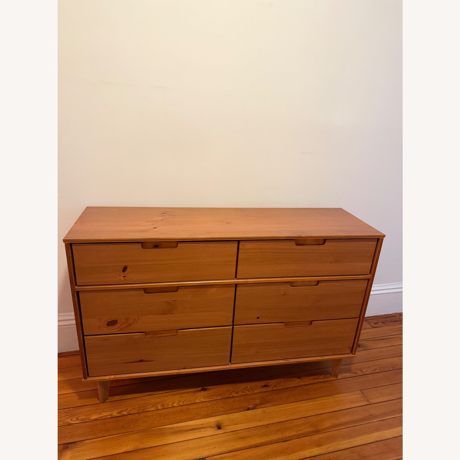 Wayfair MCM Style Dark Brown Wood Dresser - image-1