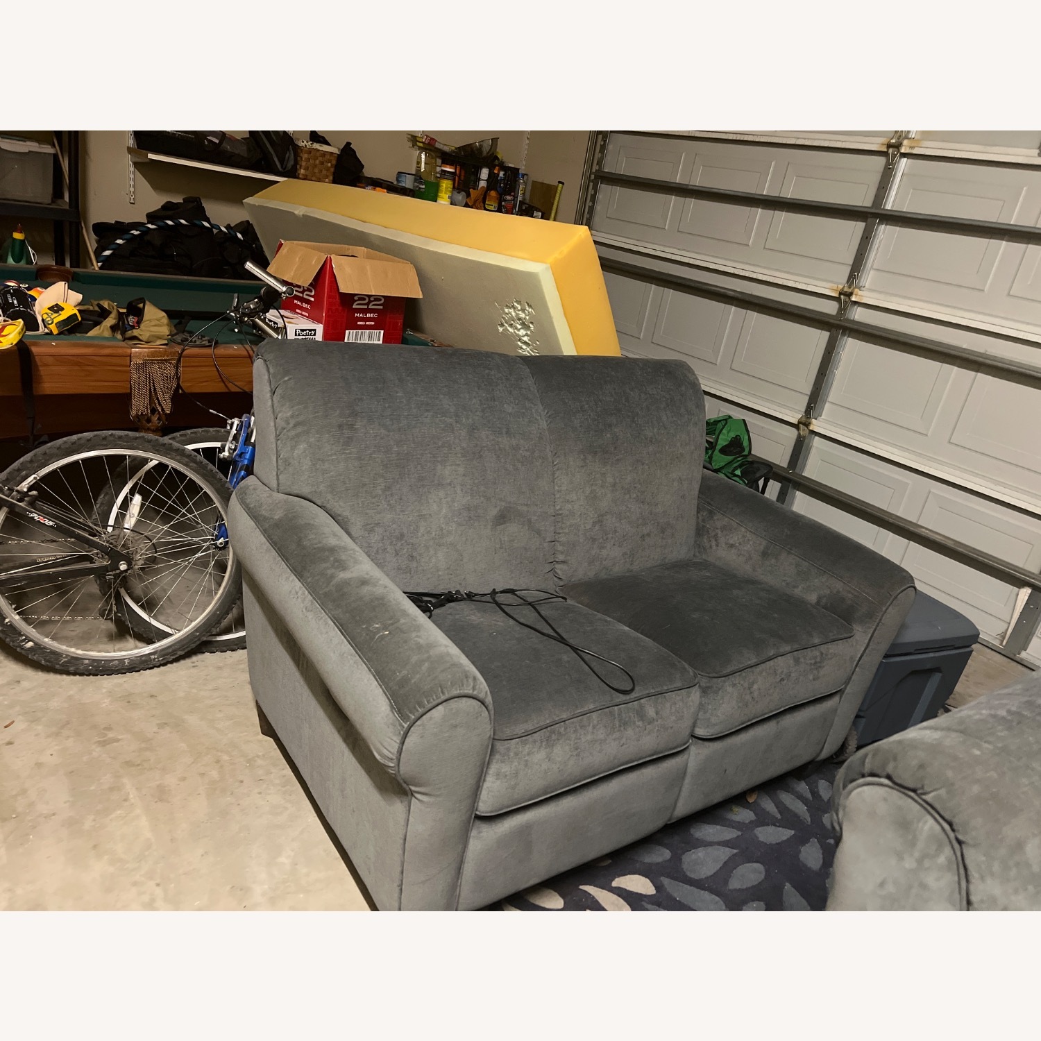 Lazy Boy Blue 3+ Seater Sofa - image-3