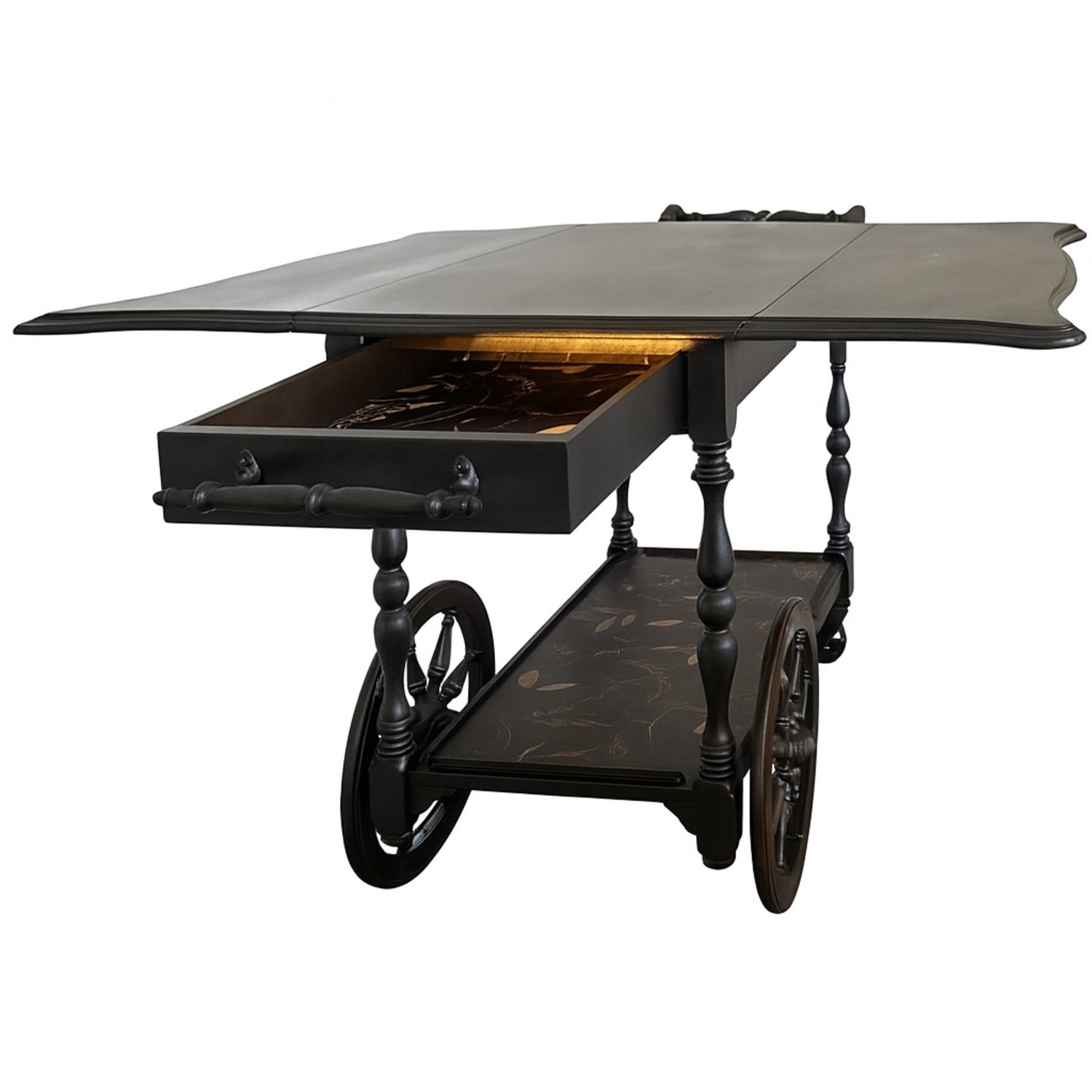 Vintage/Antique Finds Black Wood Décor - image-4