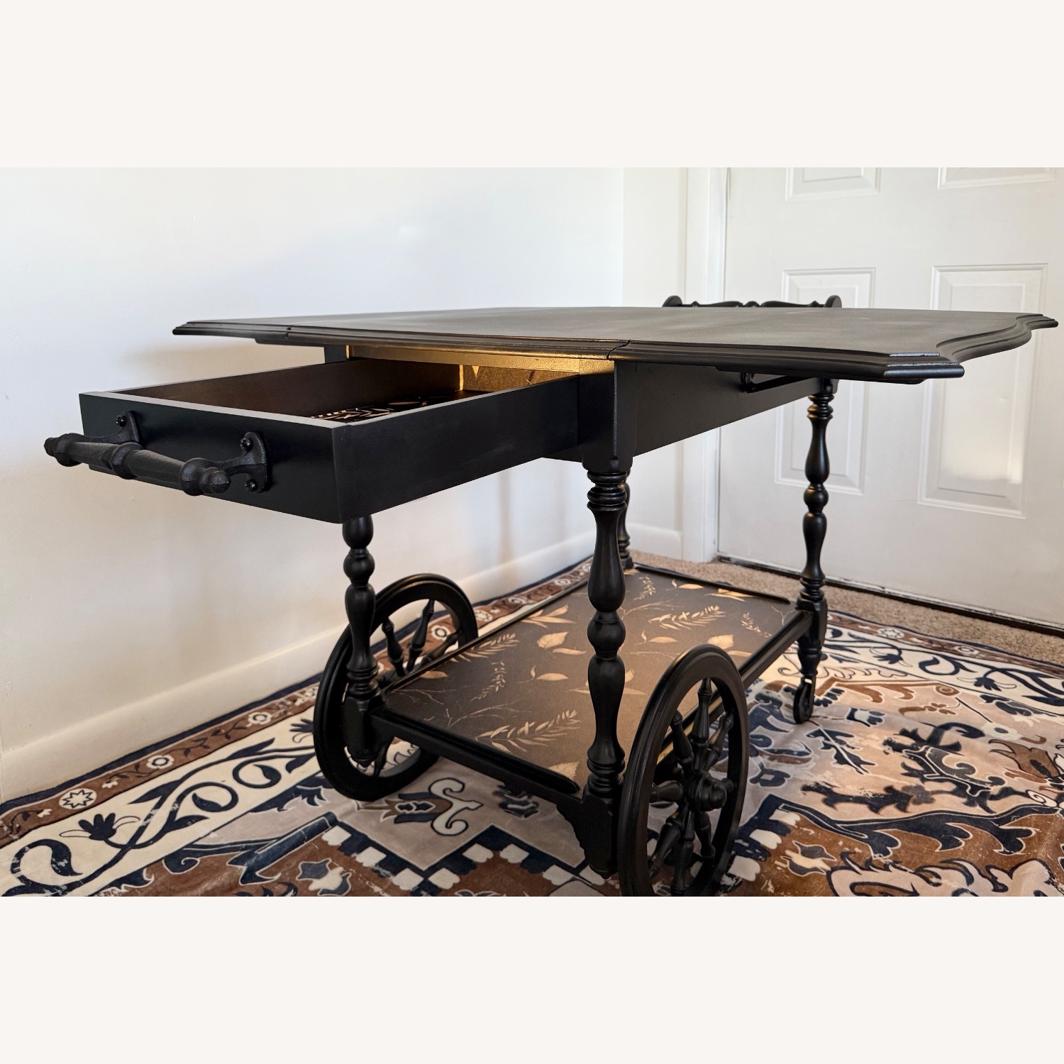 Vintage/Antique Finds Black Wood Décor - image-5