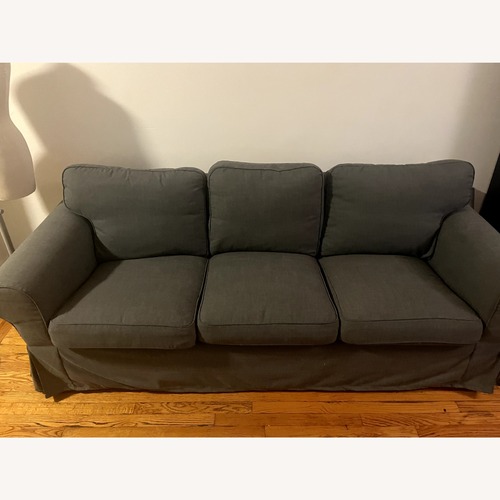 Used IKEA Ektorp Dark Gray 3 Seater Sofa for sale on AptDeco