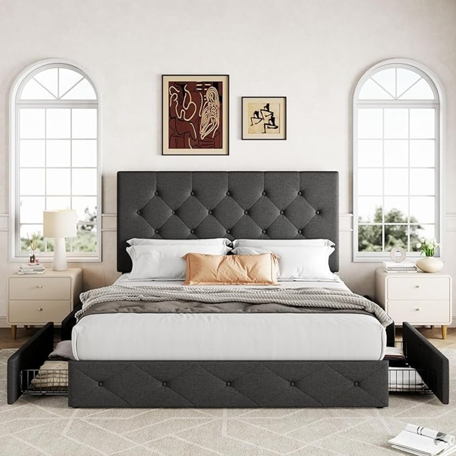 Amazon Allewie Modern Queen Bed - image-2