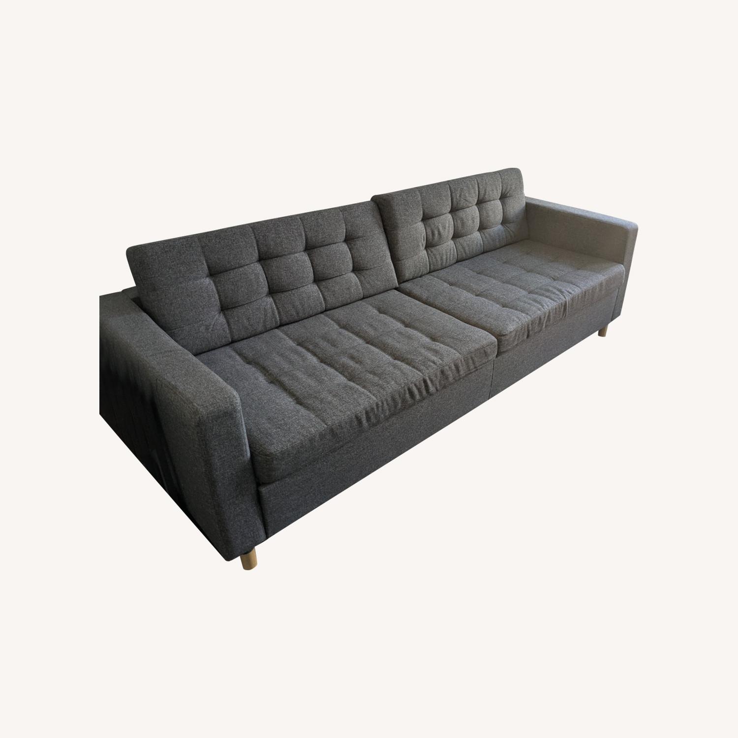 IKEA Morabo Dark Gray Fabric Sleeper Sofa - image-8