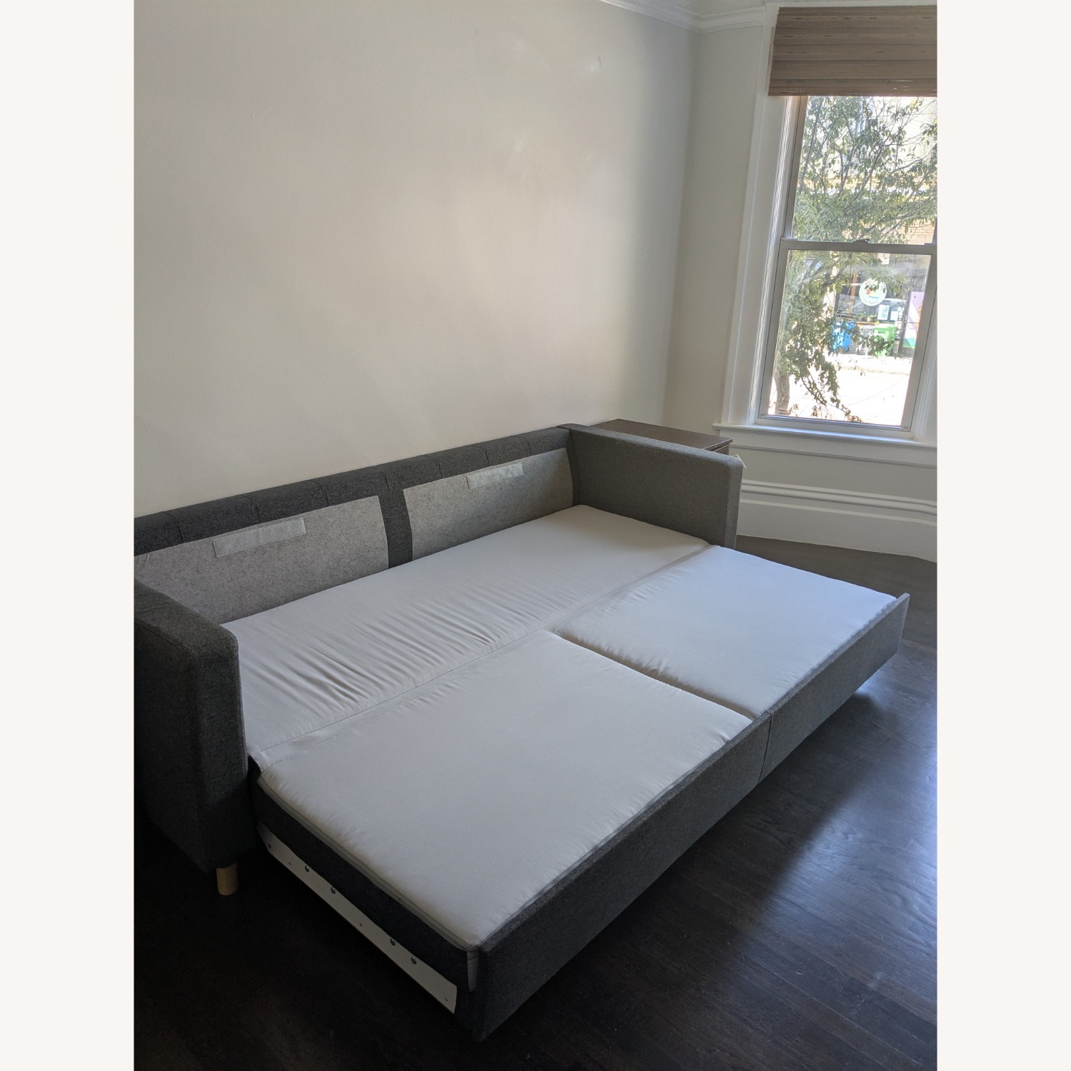 IKEA Morabo Dark Gray Fabric Sleeper Sofa - image-3