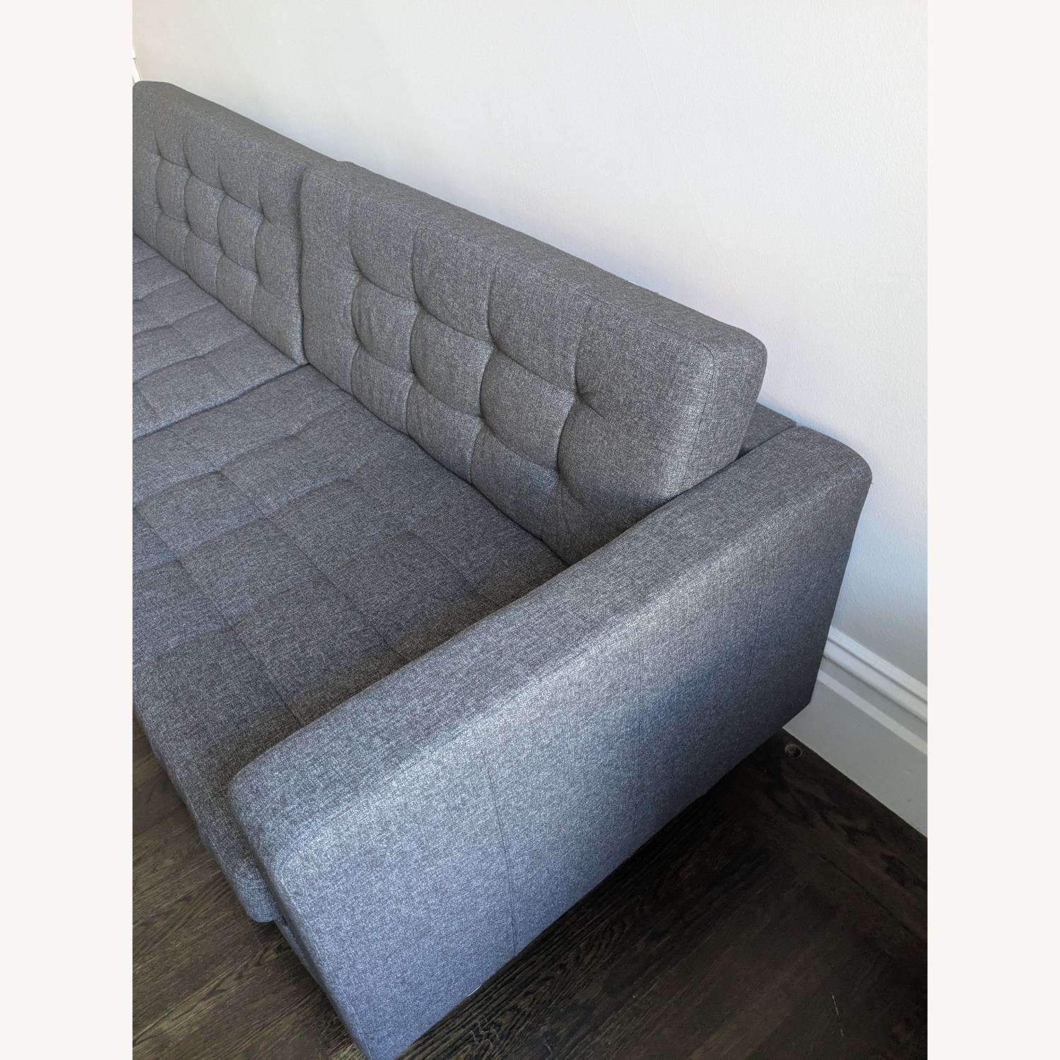 IKEA Morabo Dark Gray Fabric Sleeper Sofa - image-2