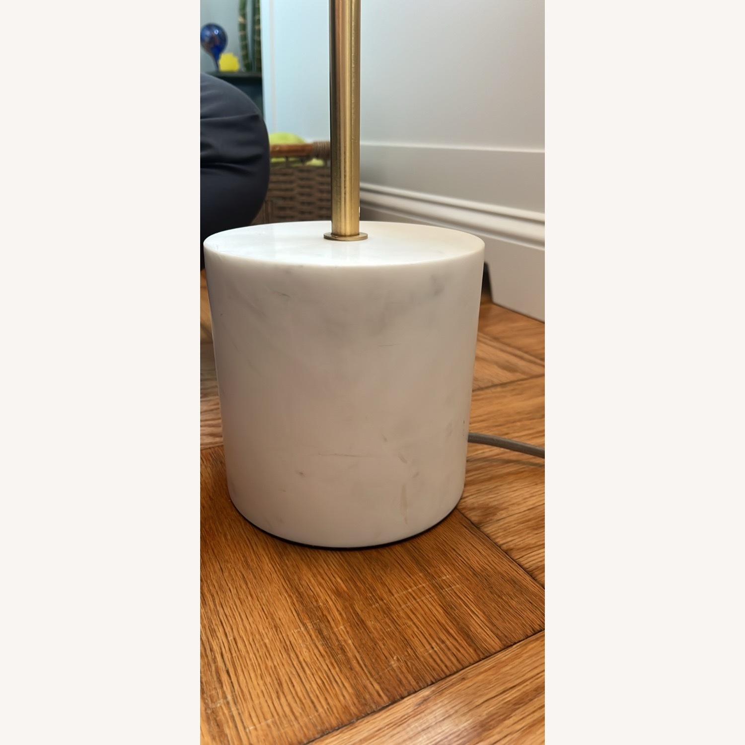 West Elm Stem & Sphere Floor Lamp - image-2