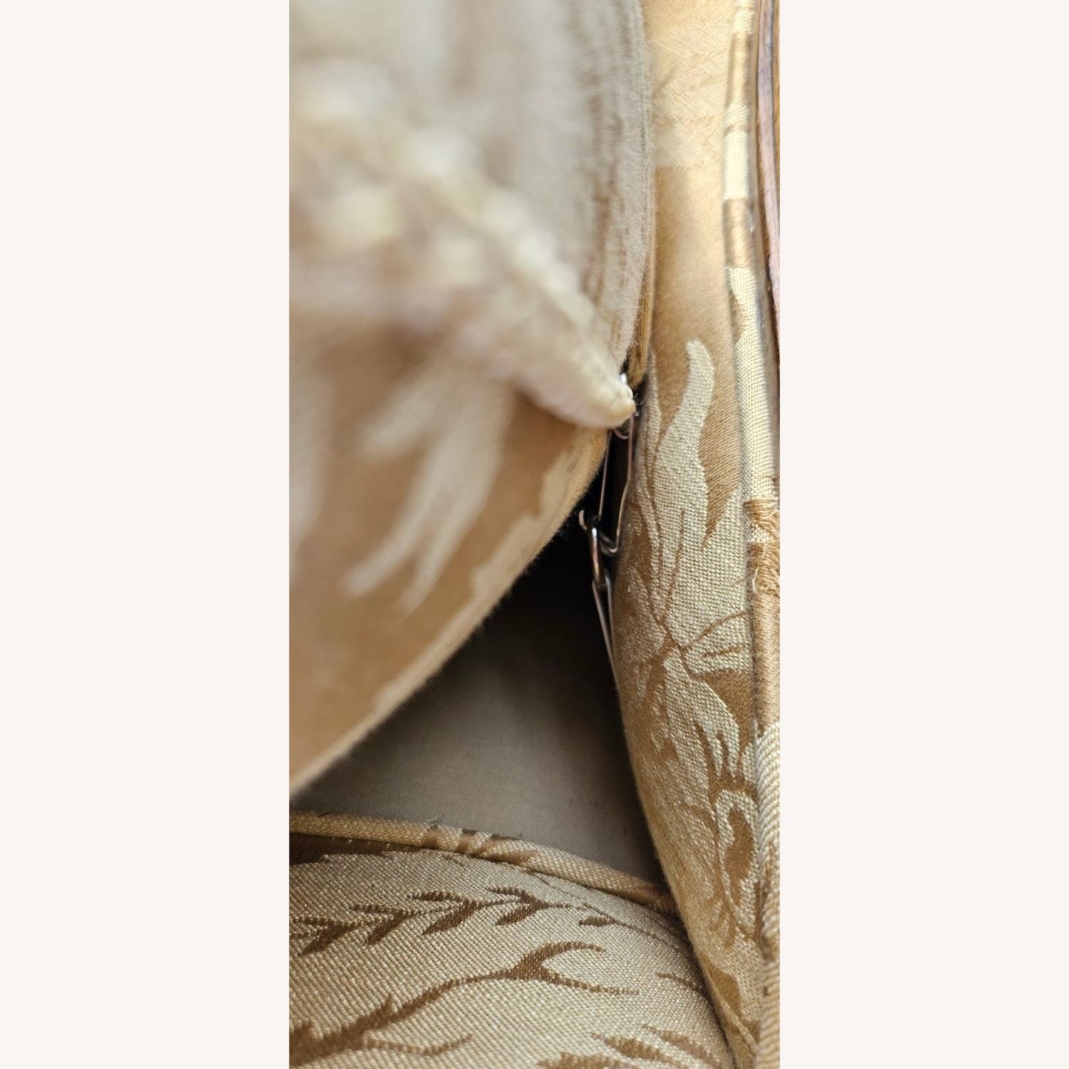 Century French Louis XVI Hand-Carved Walnut Sofa - image-4