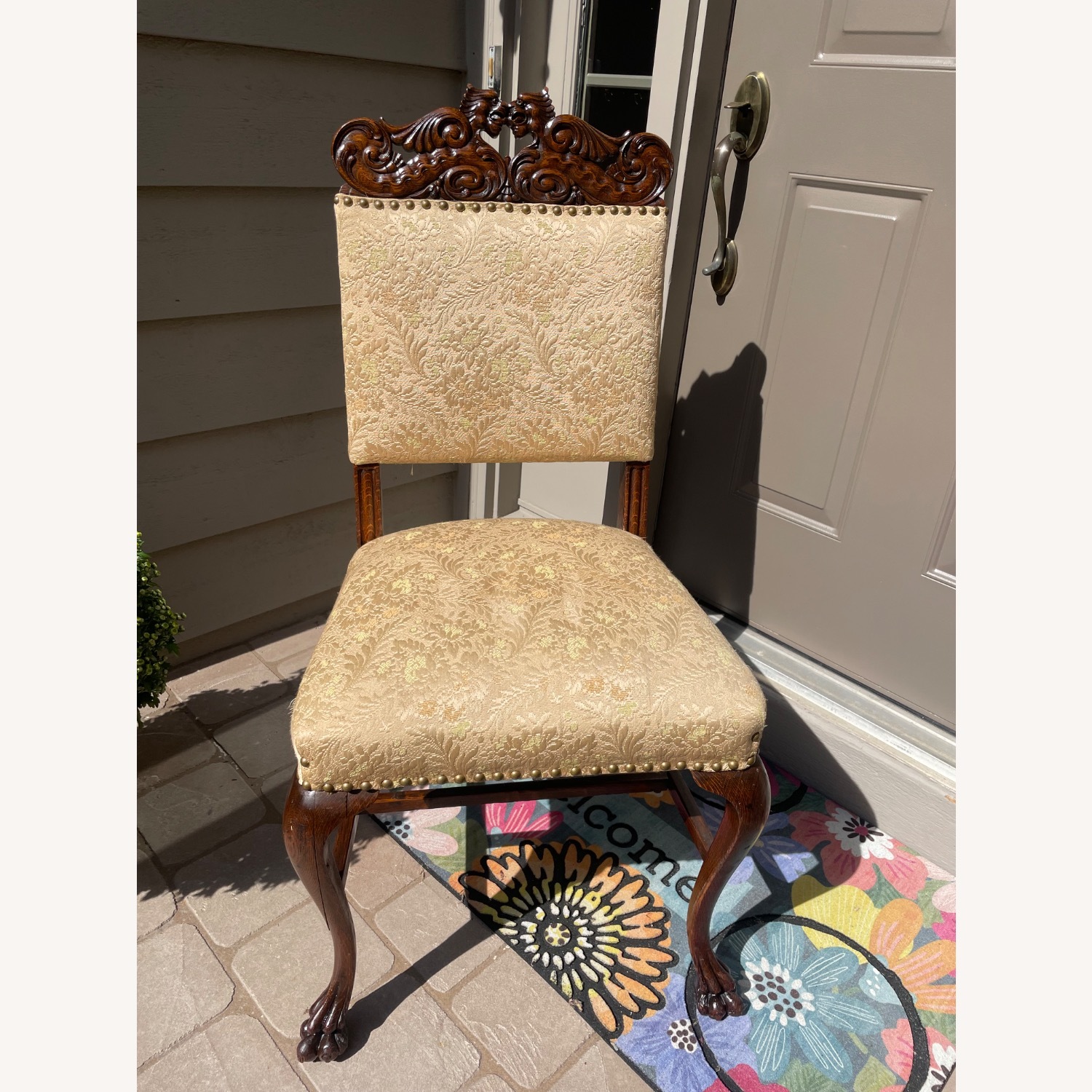 Vintage/Antique Finds Dark Brown Accent Chair - image-11