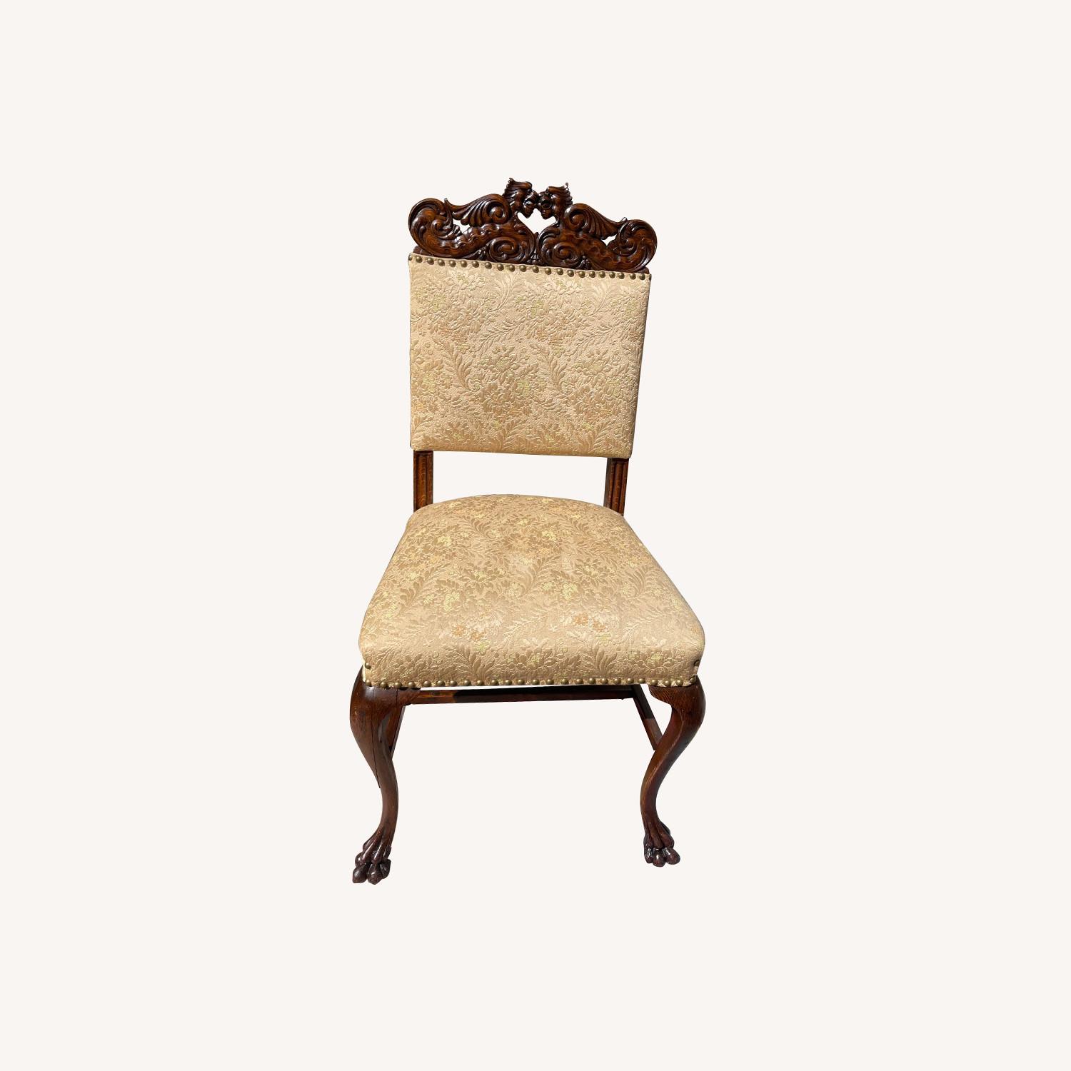Vintage/Antique Finds Dark Brown Accent Chair - image-0