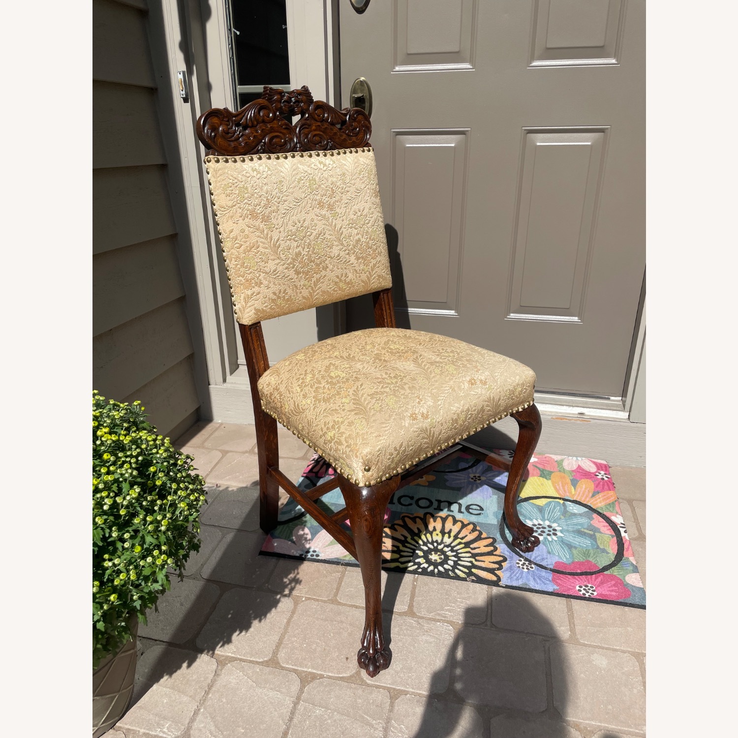 Vintage/Antique Finds Dark Brown Accent Chair - image-3