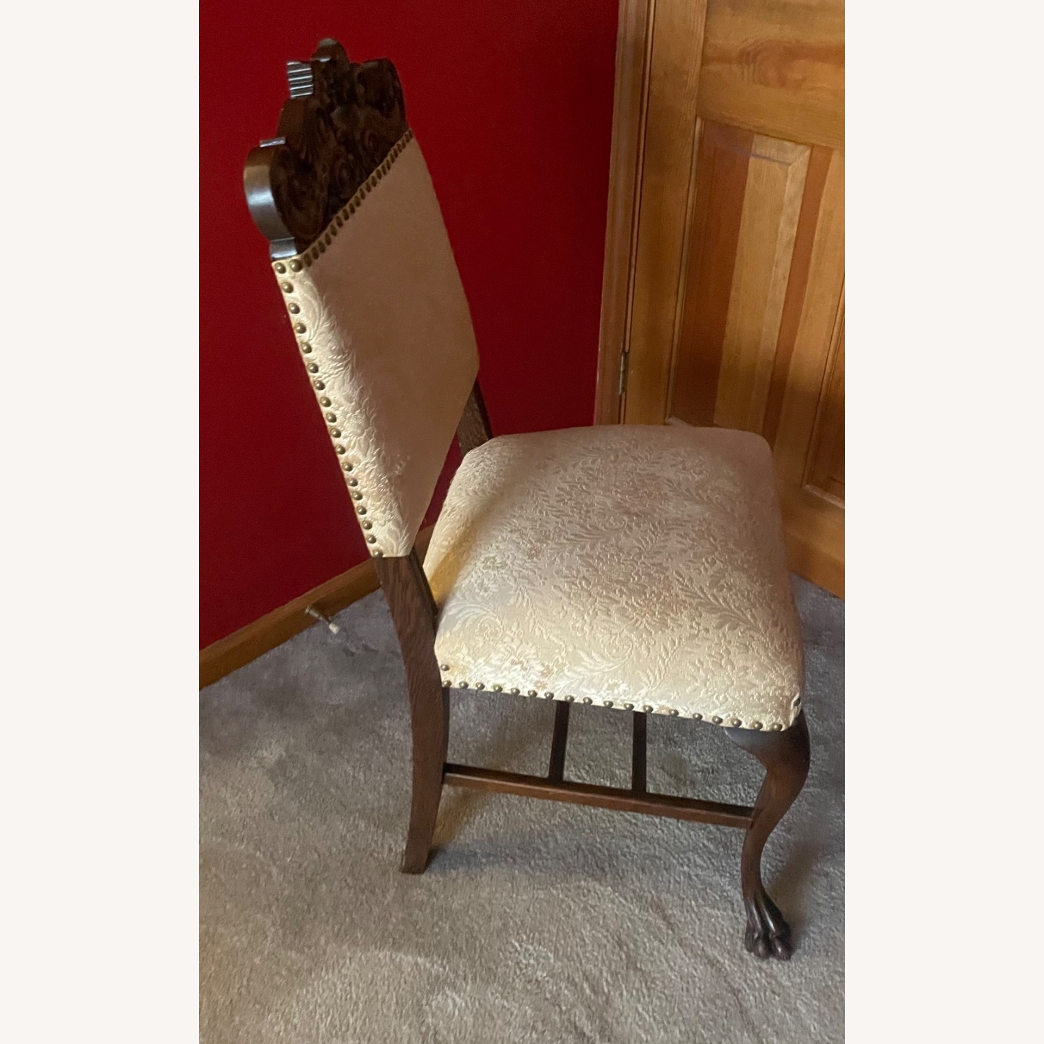 Vintage/Antique Finds Dark Brown Accent Chair - image-7