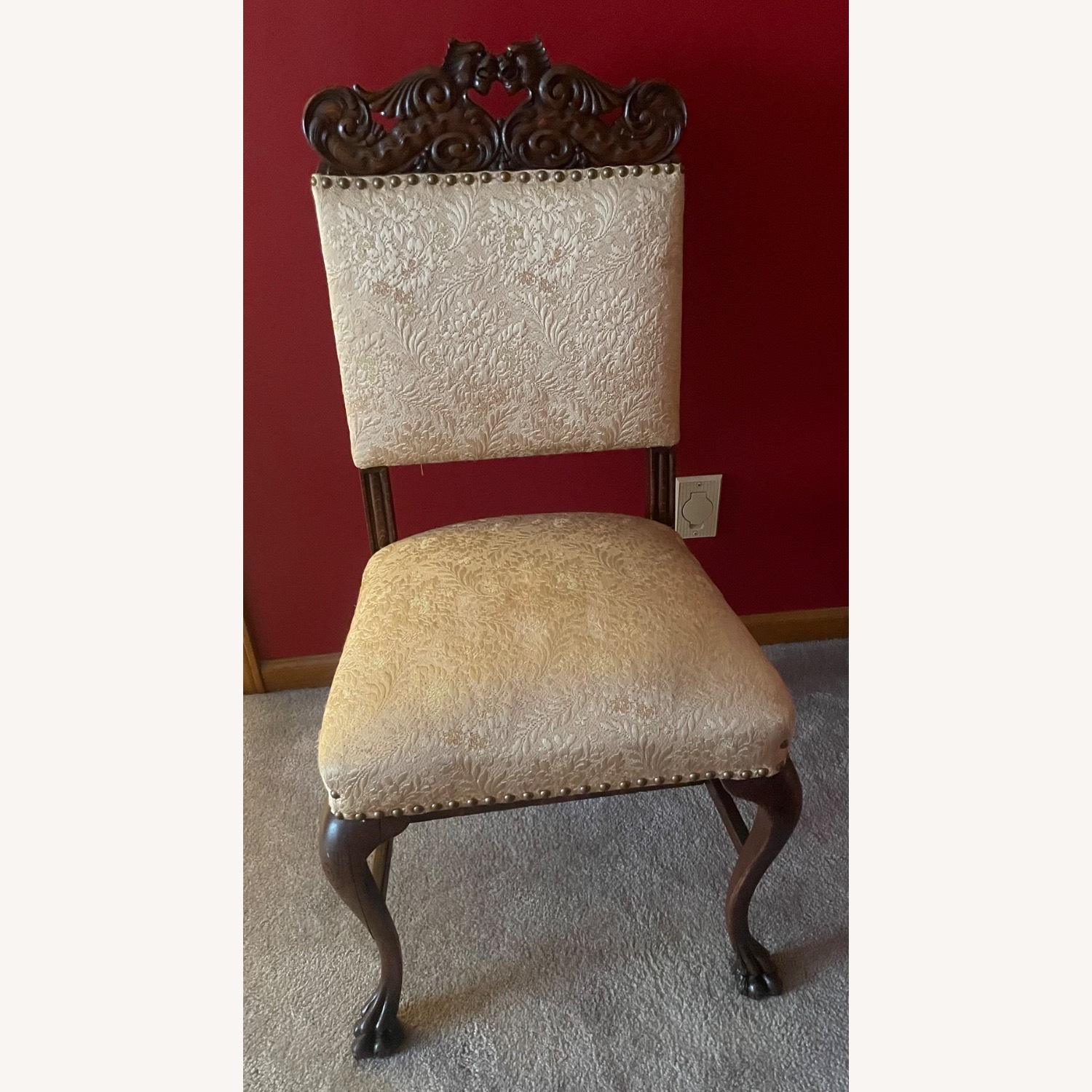 Vintage/Antique Finds Dark Brown Accent Chair - image-2