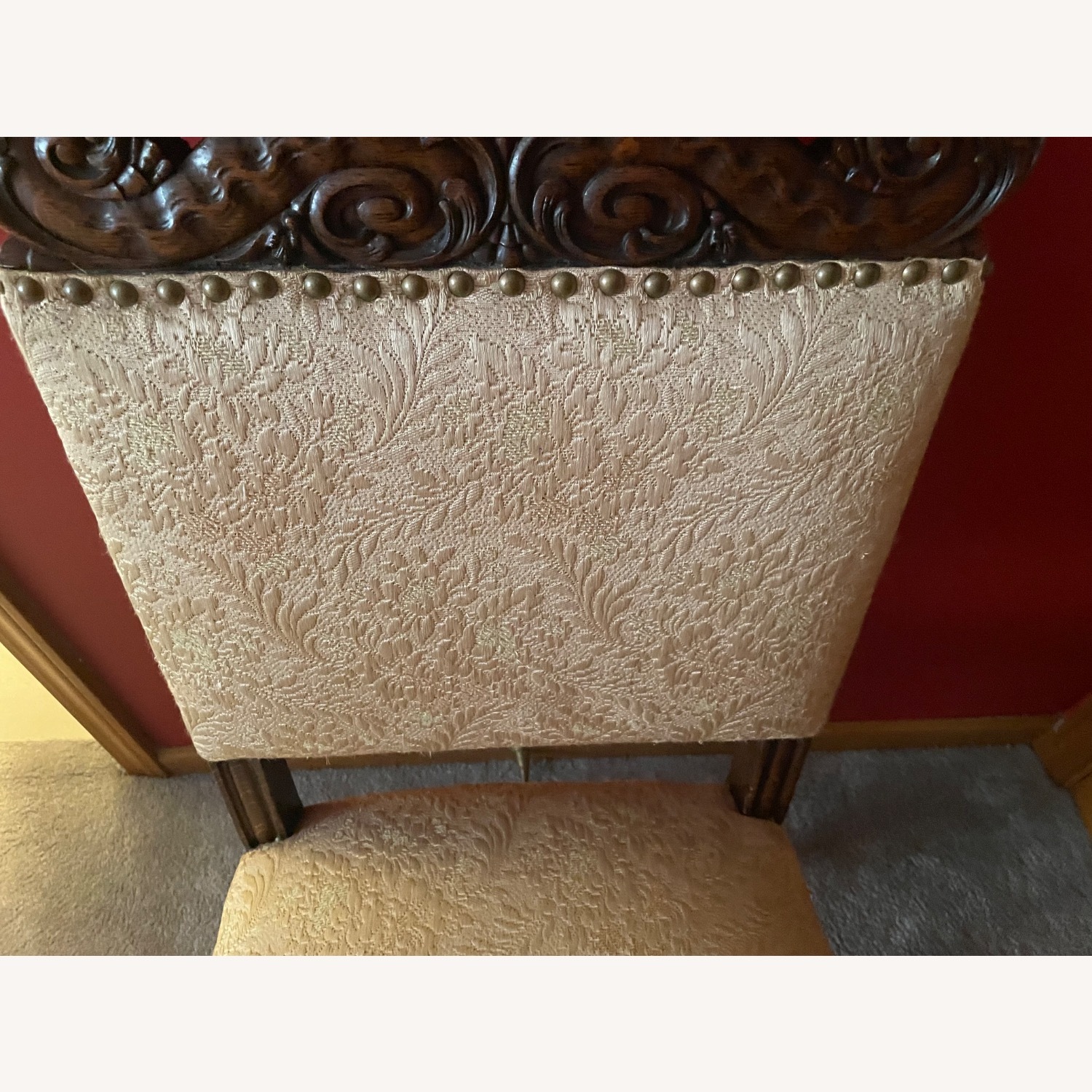 Vintage/Antique Finds Dark Brown Accent Chair - image-8