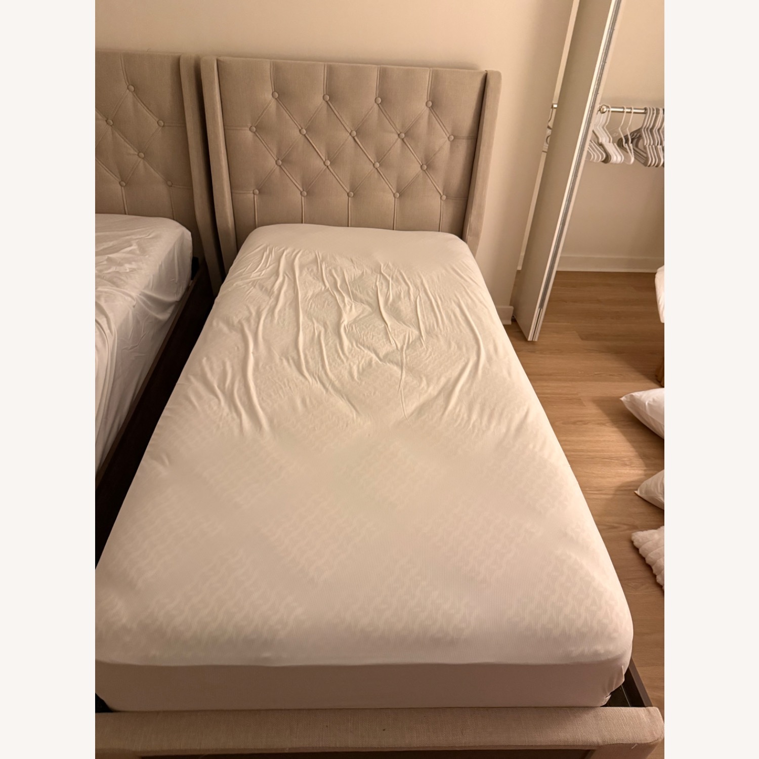 Macy's Grey Twin Bed - image-0