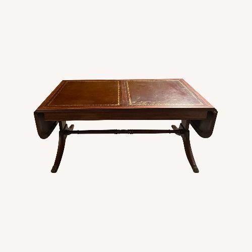 Used Vintage/Antique Finds Dark Brown Coffee Table for sale on AptDeco