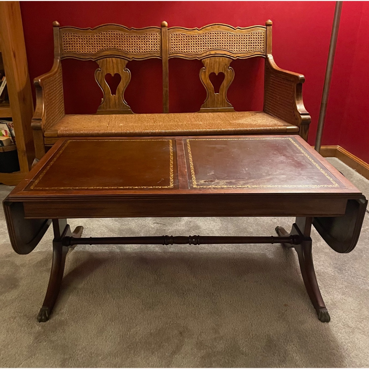 Vintage/Antique Finds Dark Brown Coffee Table - image-2