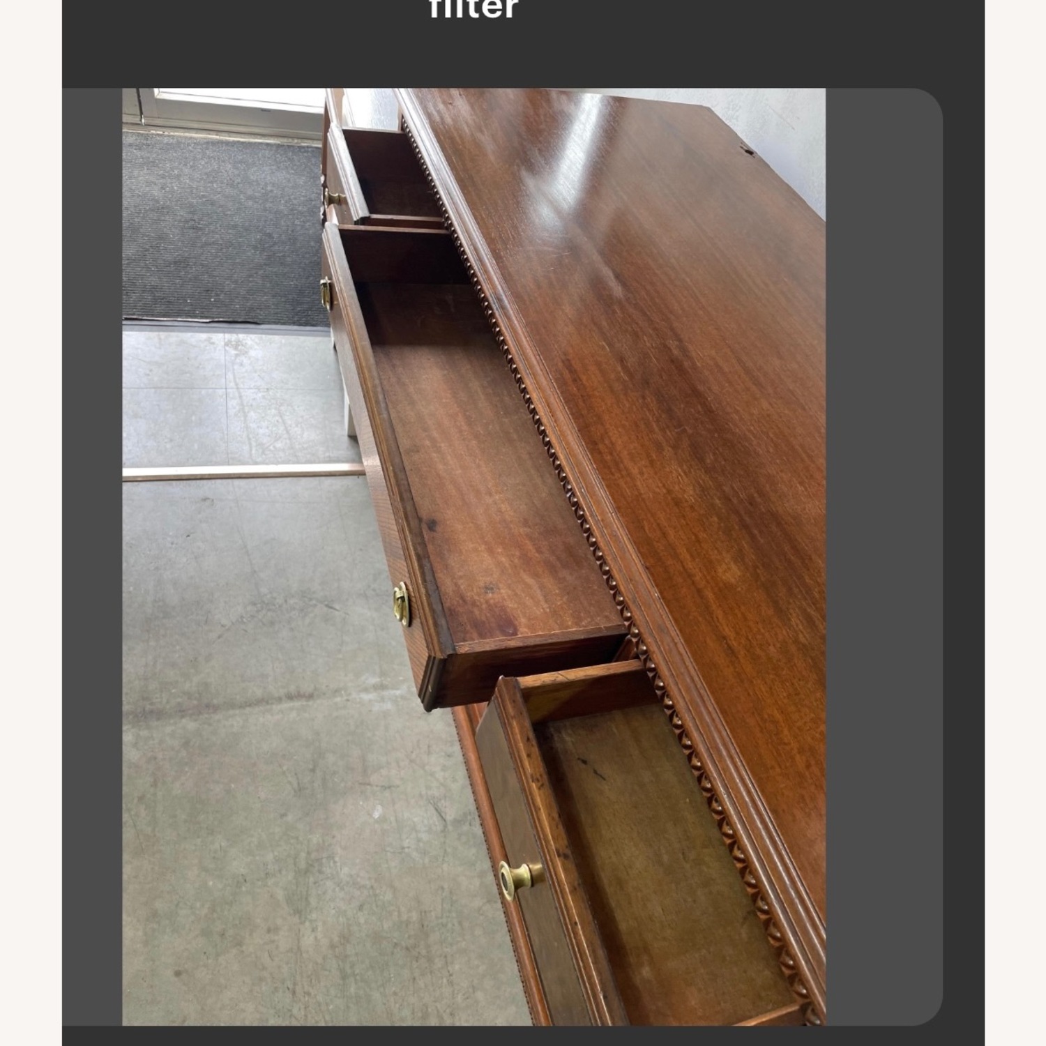 Antique Mahogany Sideboard - image-8