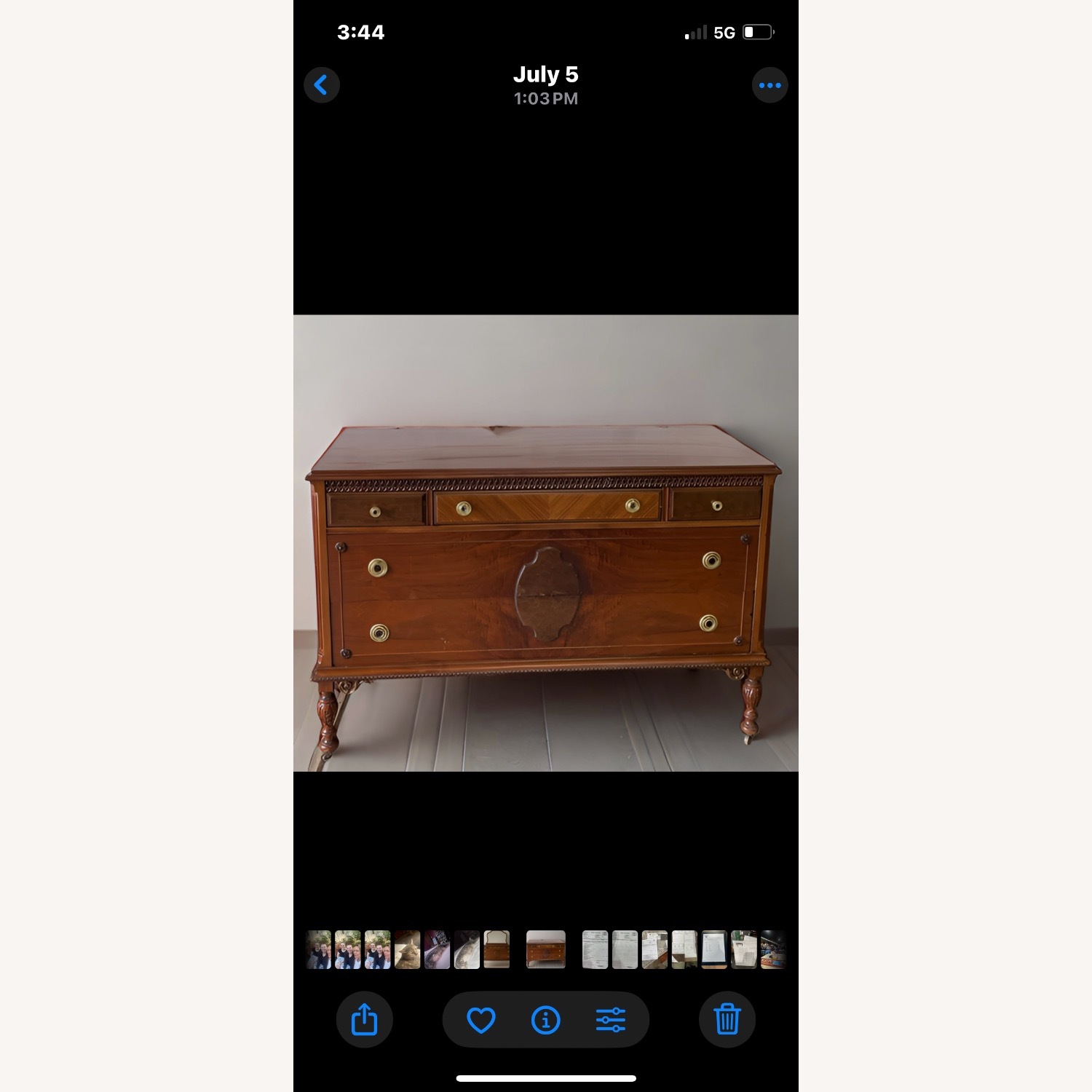 Antique Mahogany Sideboard - image-2