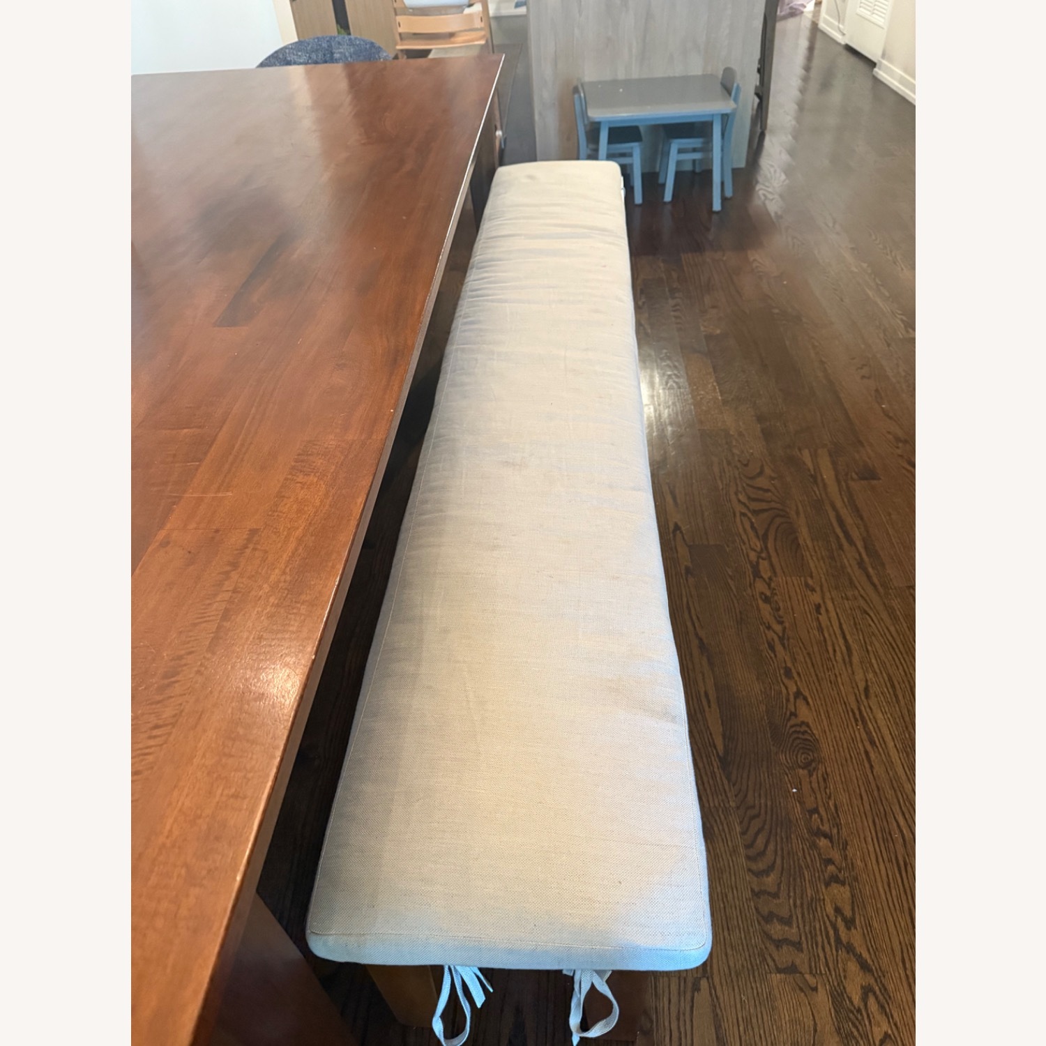 Crate & Barrel Dining Table with Modern Seating - image-4