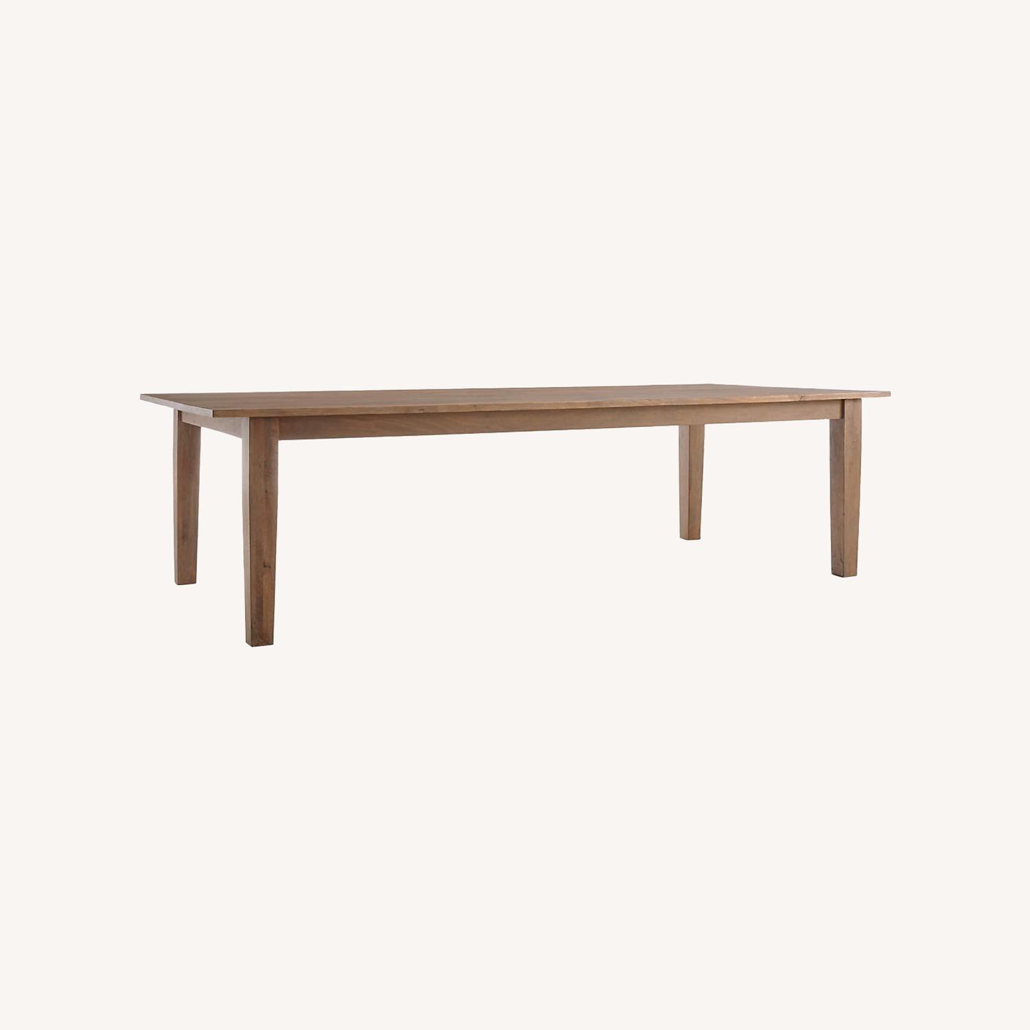 Crate & Barrel Dining Table with Modern Seating - image-0