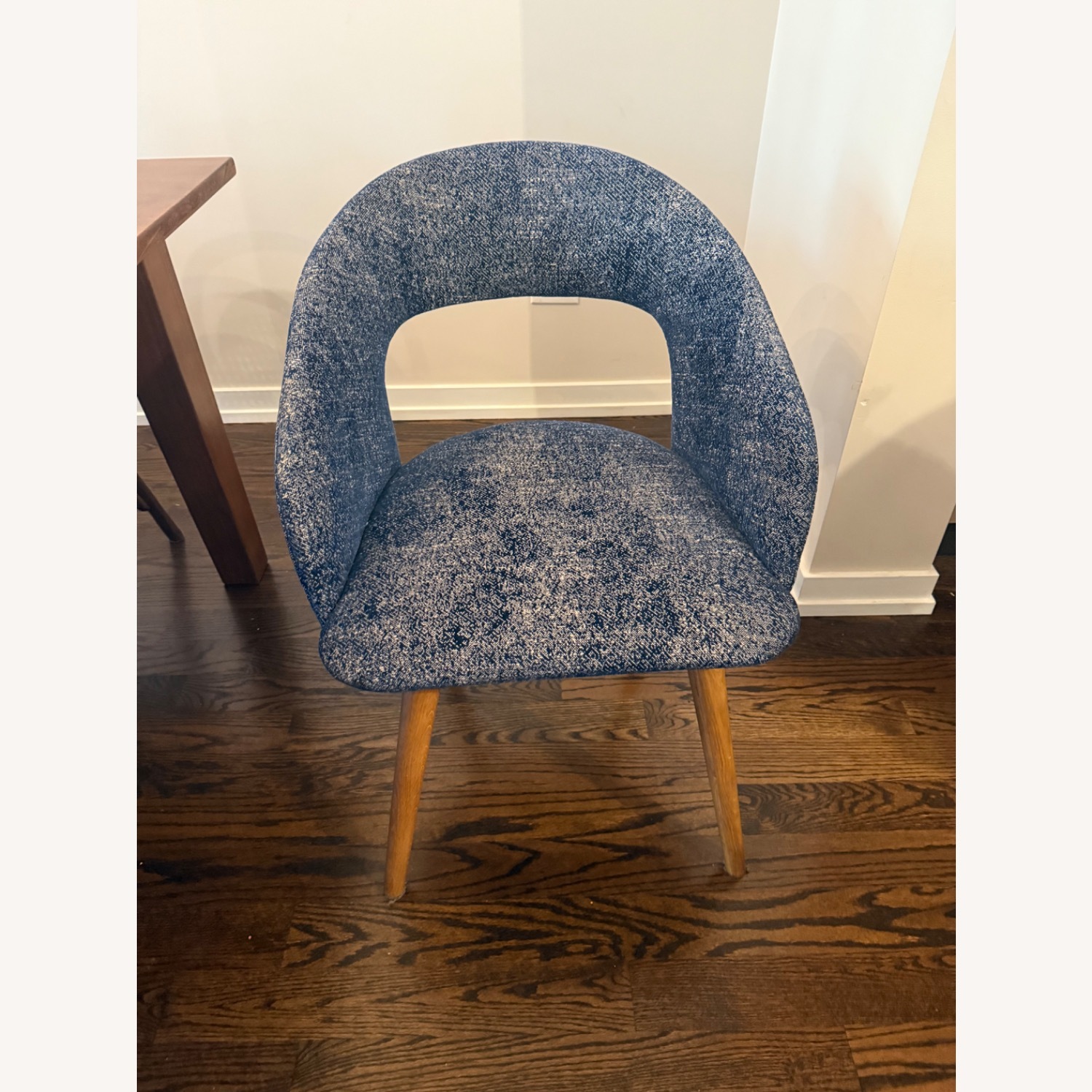 Crate & Barrel Dining Table with Modern Seating - image-6