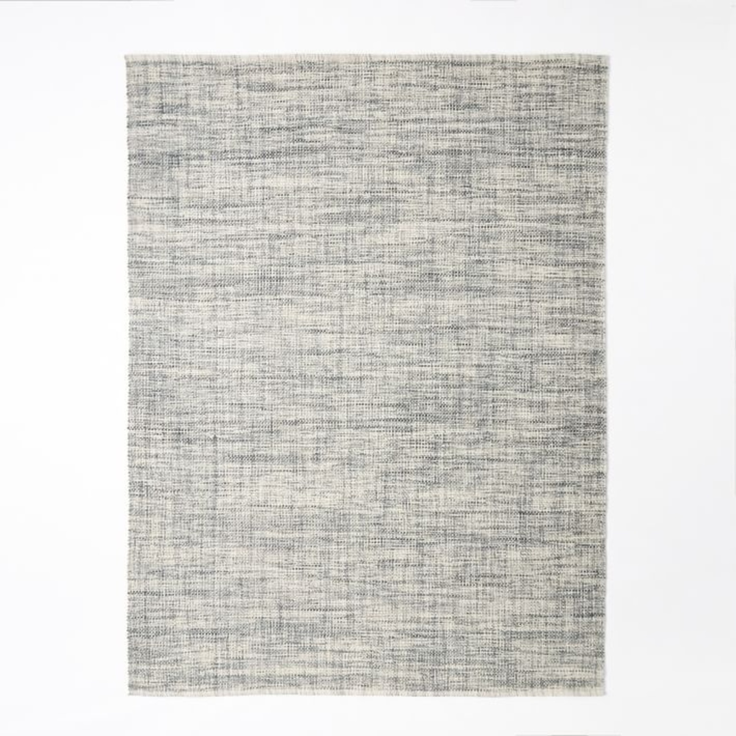 West Elm Heathered Basketweave Wool Rug 8' x 10' - image-5