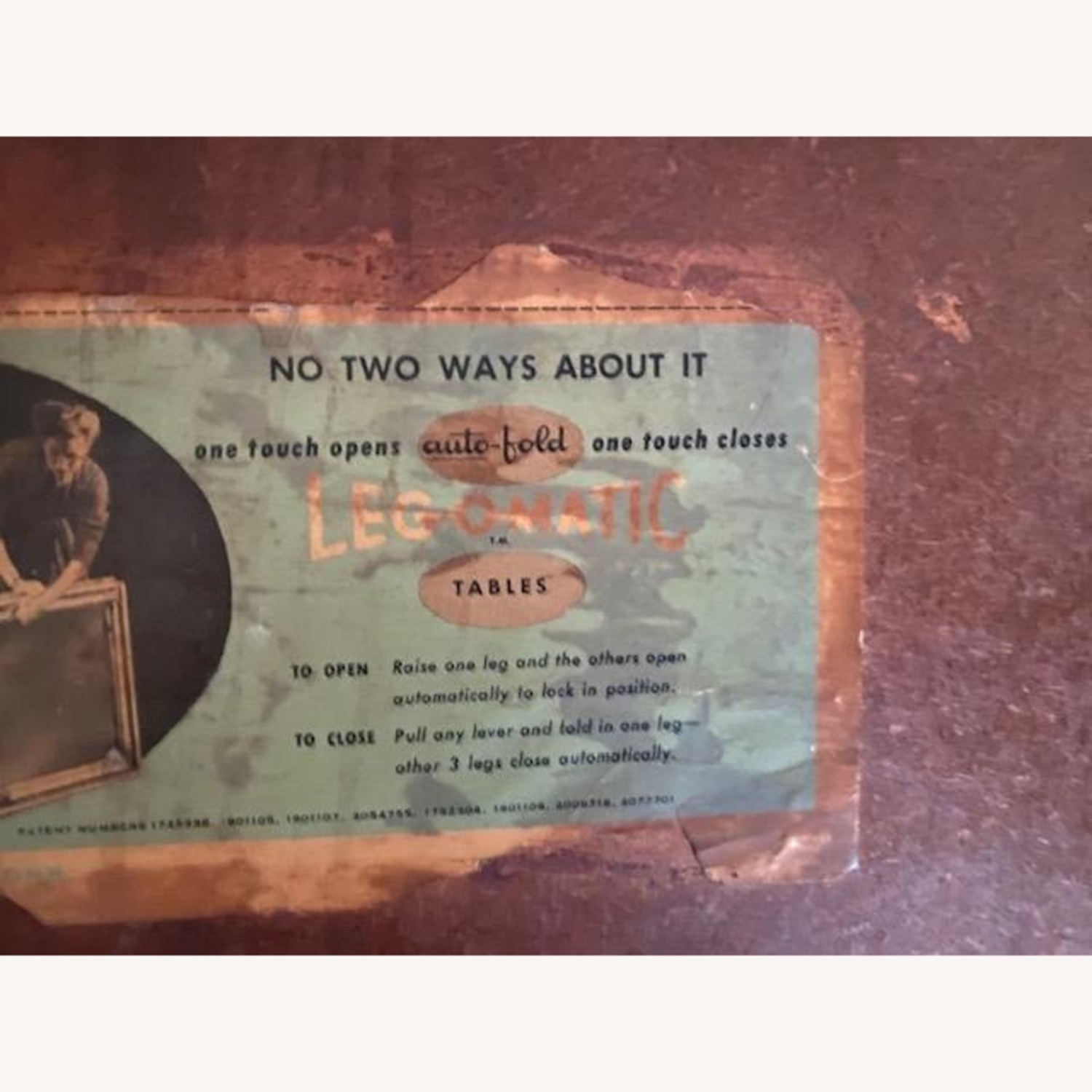 Vintage/Antique Legomatic Coffee Table - image-5