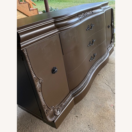 Used Dark Brown Wood Dresser for sale on AptDeco