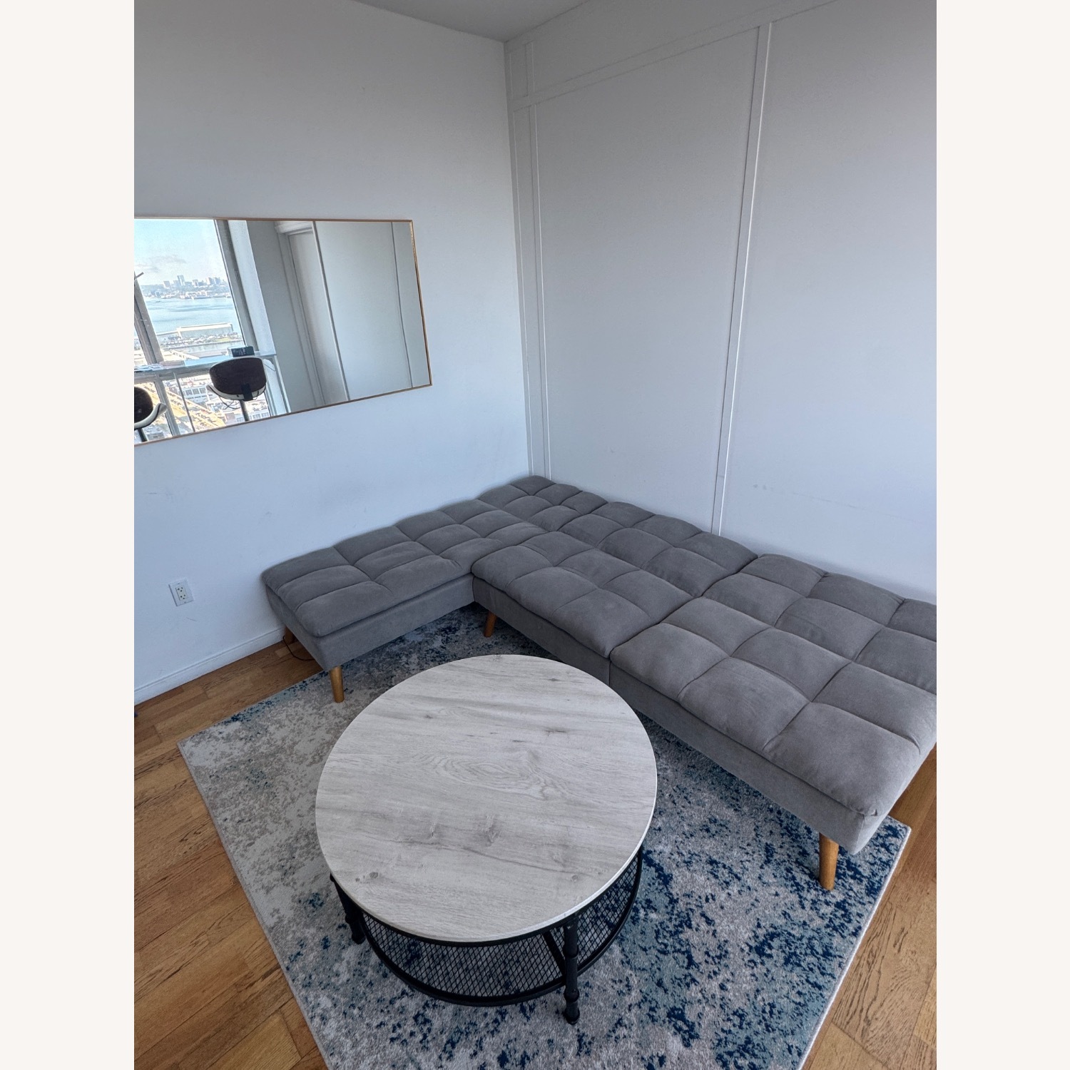 Joriann 98" Wide Reversible Sofa Bed & Chaise Sectional - image-2