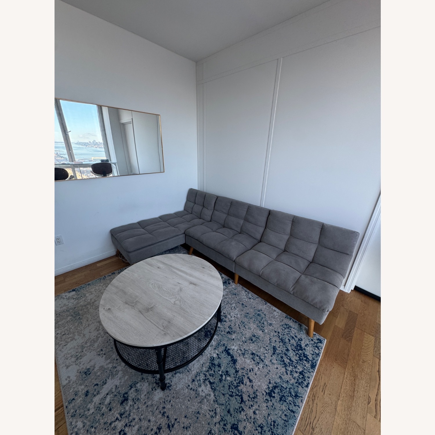 Joriann 98" Wide Reversible Sofa Bed & Chaise Sectional - image-3