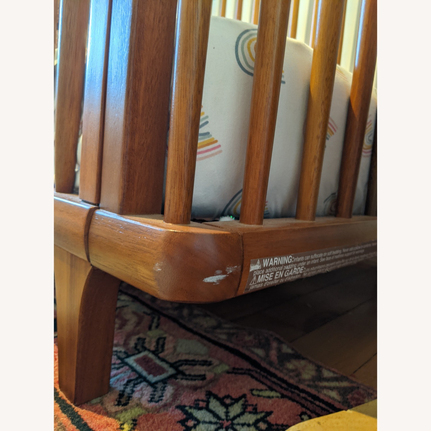 Pottery Barn Kids Dawson Light Brown Wood Crib - image-3